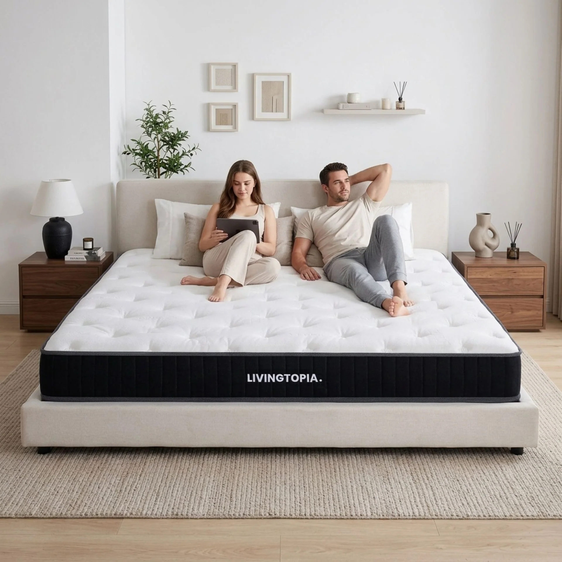 LivingTopia FirmNest Classic Super King Mattress