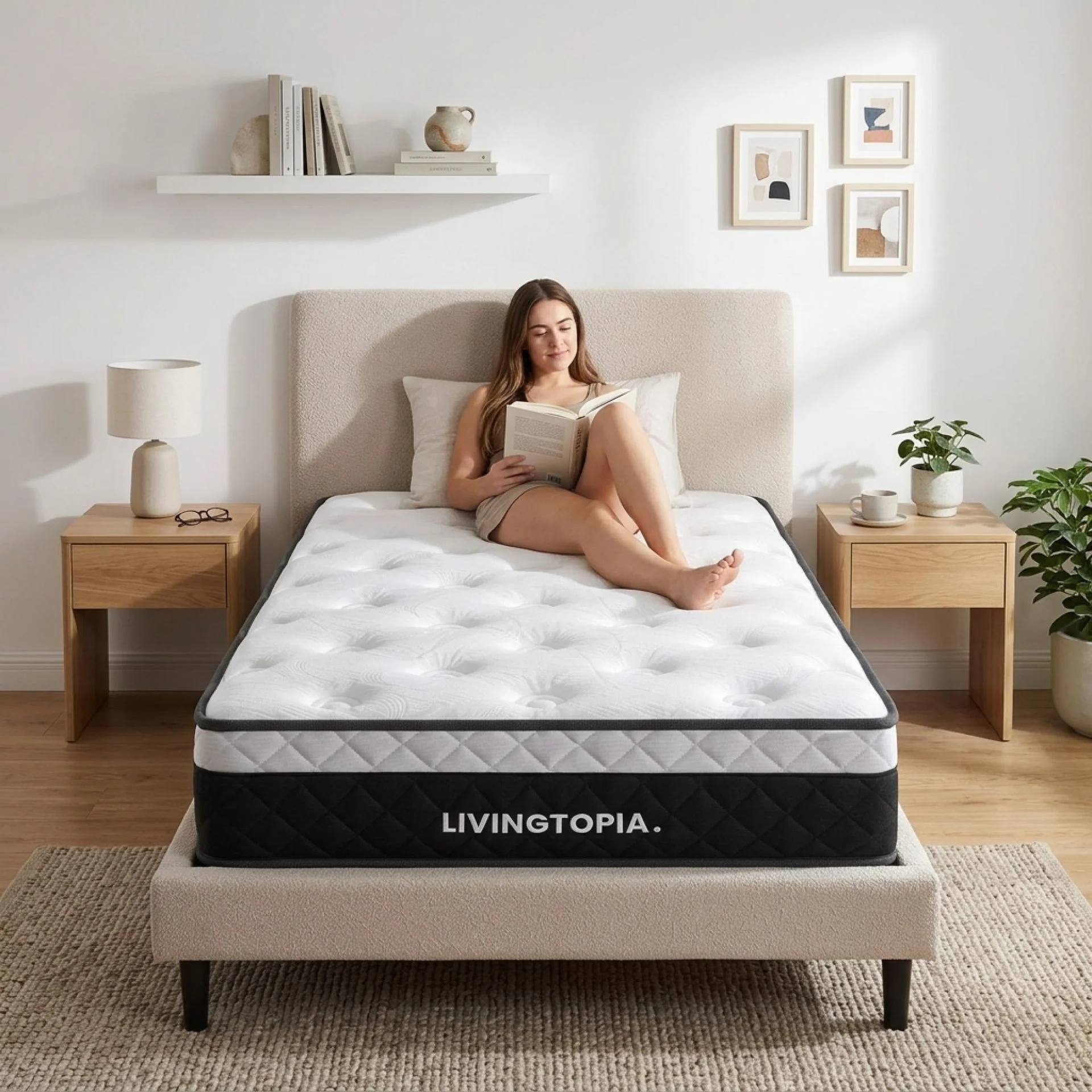 LivingTopia FirmNest Pro King Single Mattress