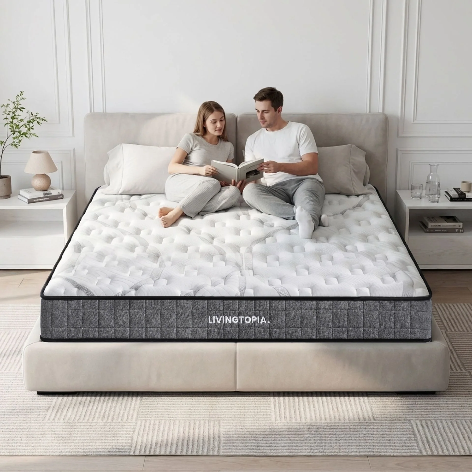 LivingTopia Hybrid Classic King Mattress