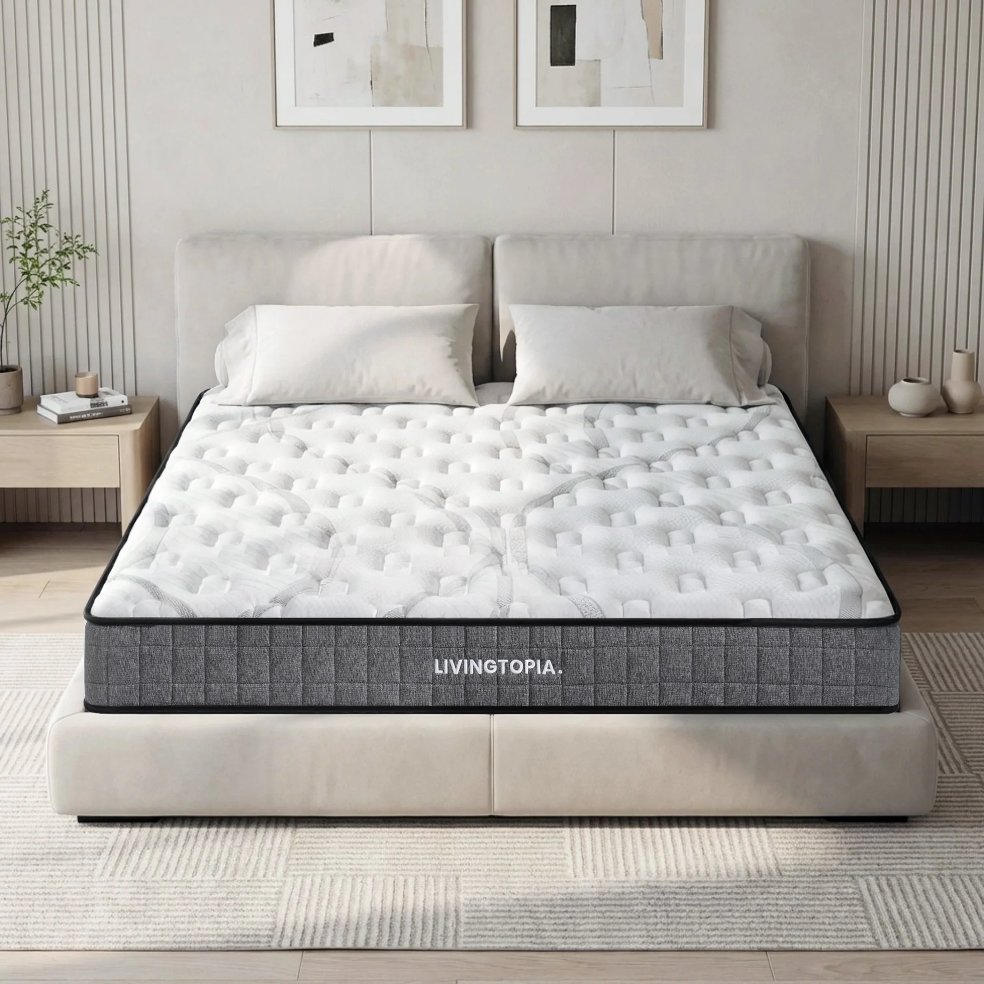 LivingTopia Hybrid Classic King Mattress - Image 4