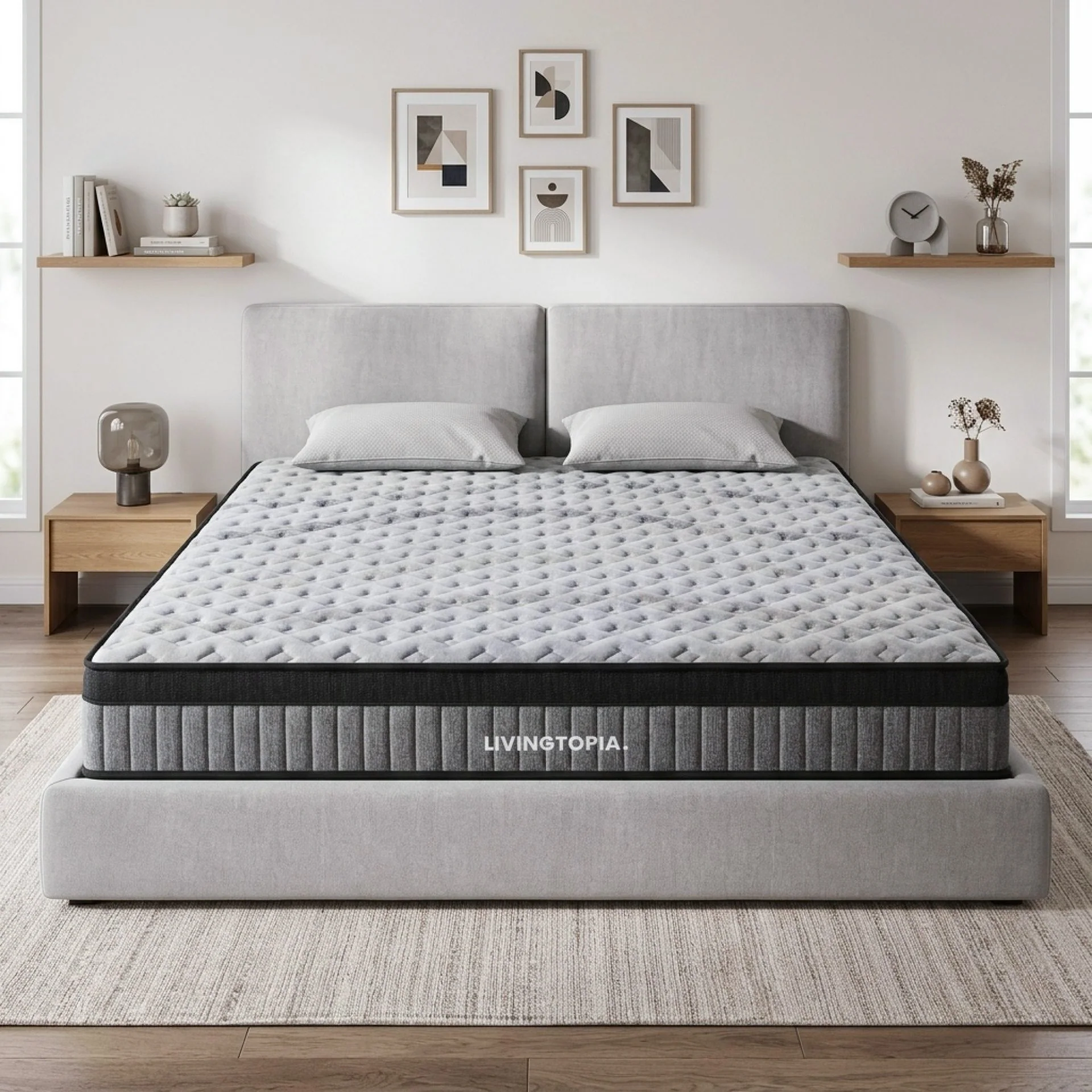 LivingTopia Hybrid Plus Super King Mattress - Image 4