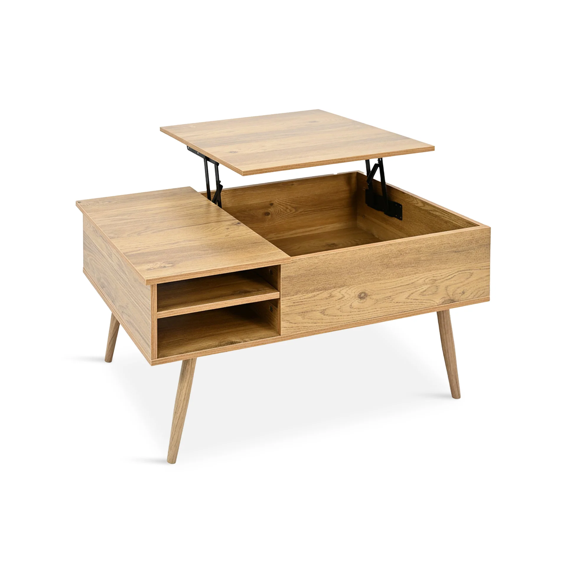 Lodge Lift Top Coffee Table - Oak - Image 10