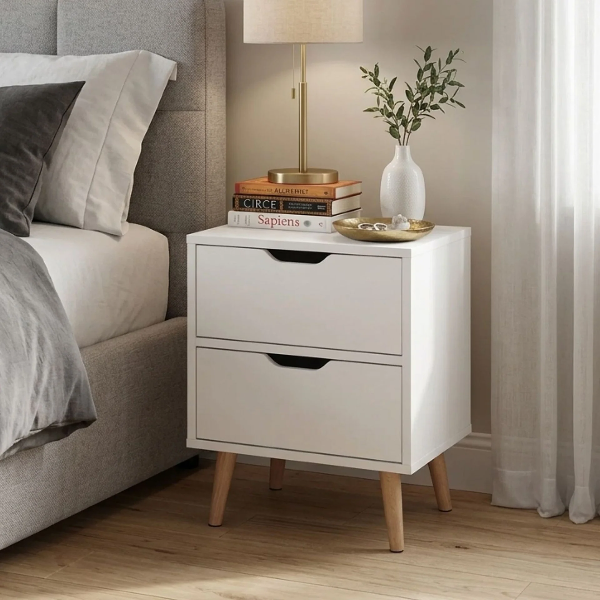 LOY Bedside Table - White - Image 4