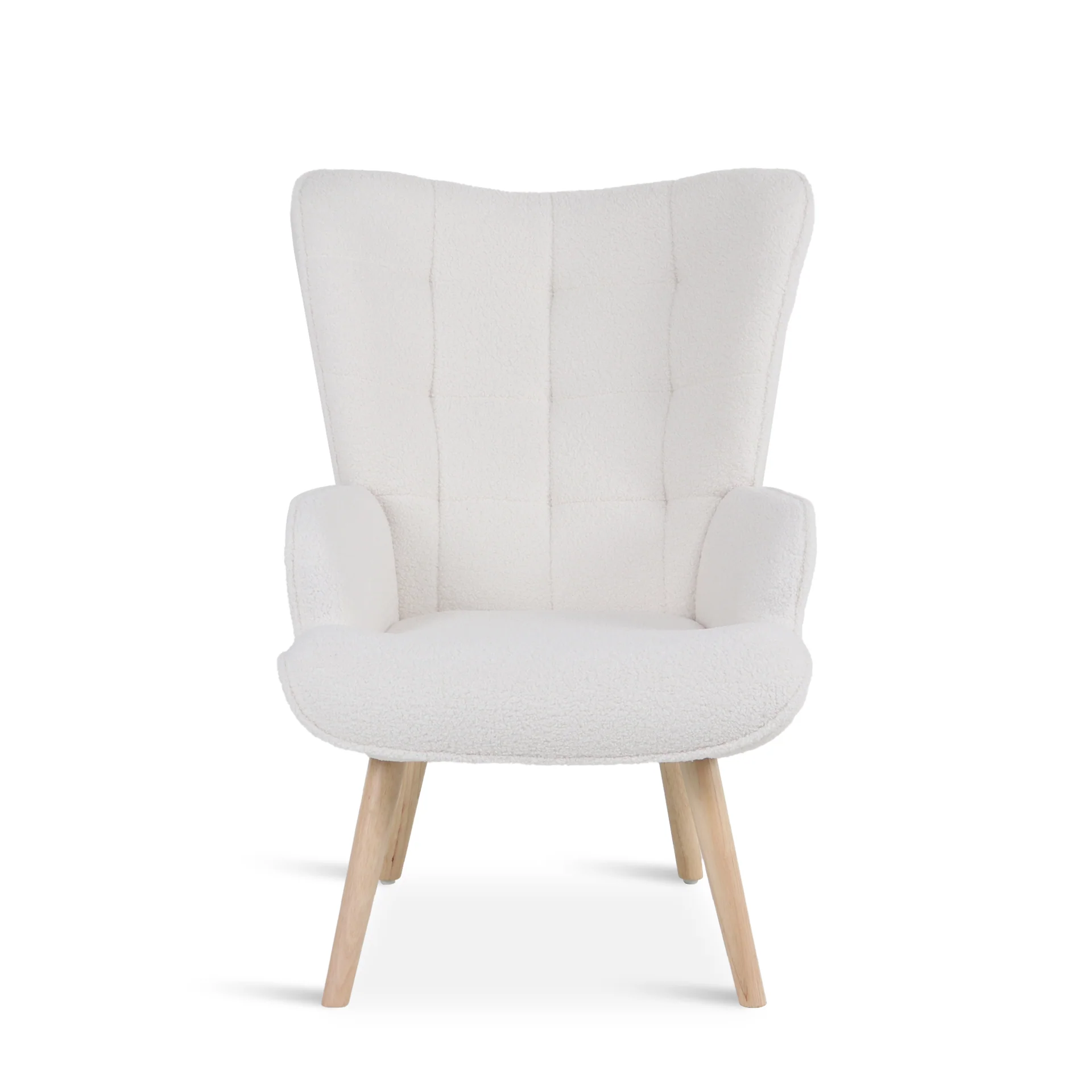 Airi Boucle Armchair - White - Image 8