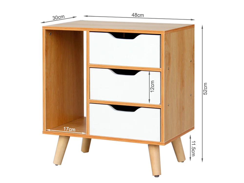 LUCA Bedside Table - MAPLE - Image 4