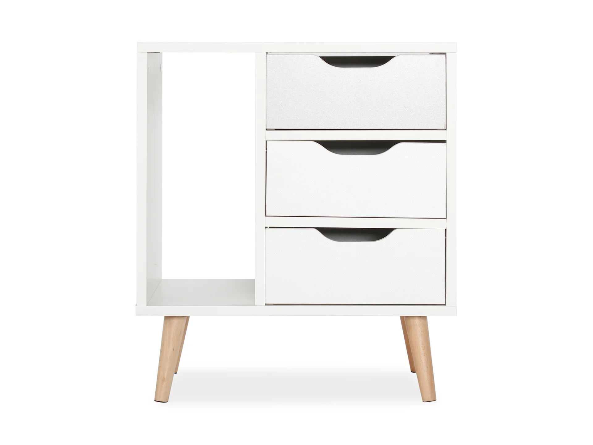 LUCA Bedside Table - WHITE - Image 3