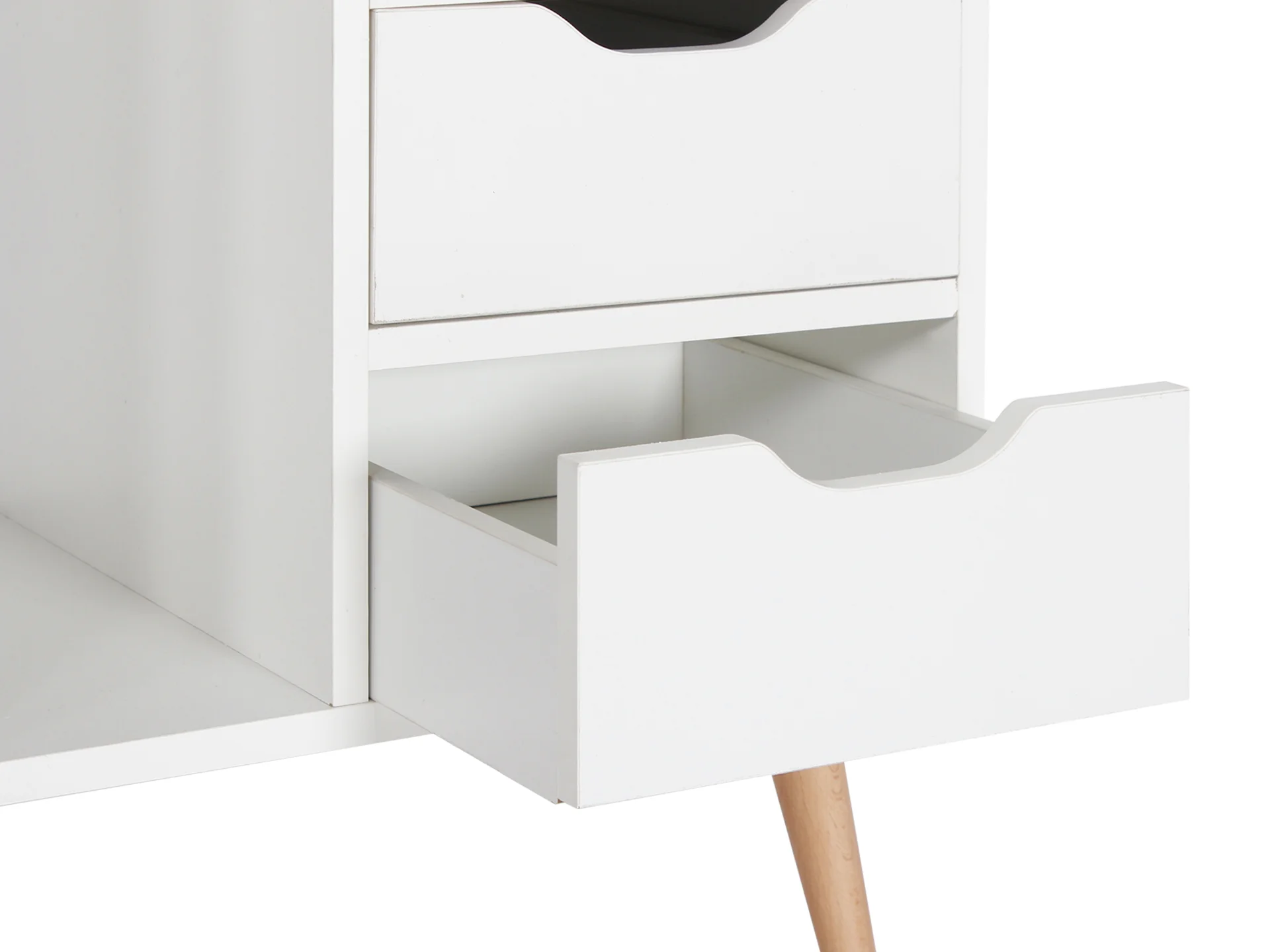 LUCA Bedside Table - WHITE - Image 6