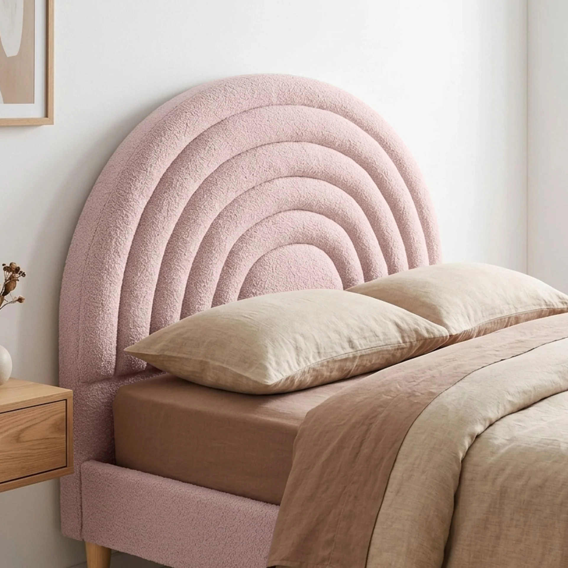 Lydia Single Bed Frame - Pink - Image 6