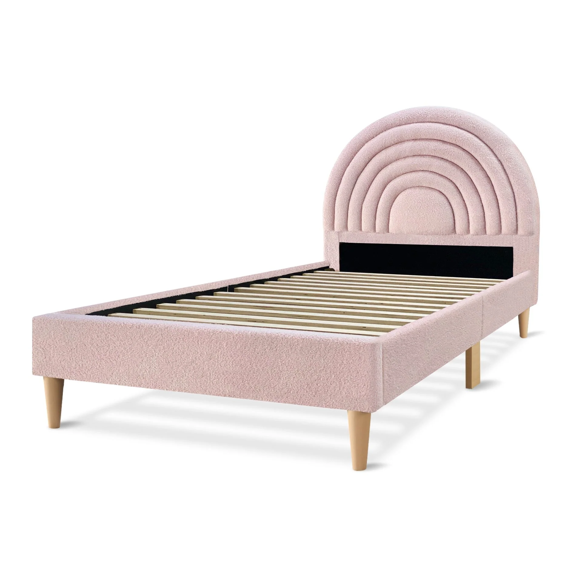 Lydia Single Bed Frame - Pink - Image 9