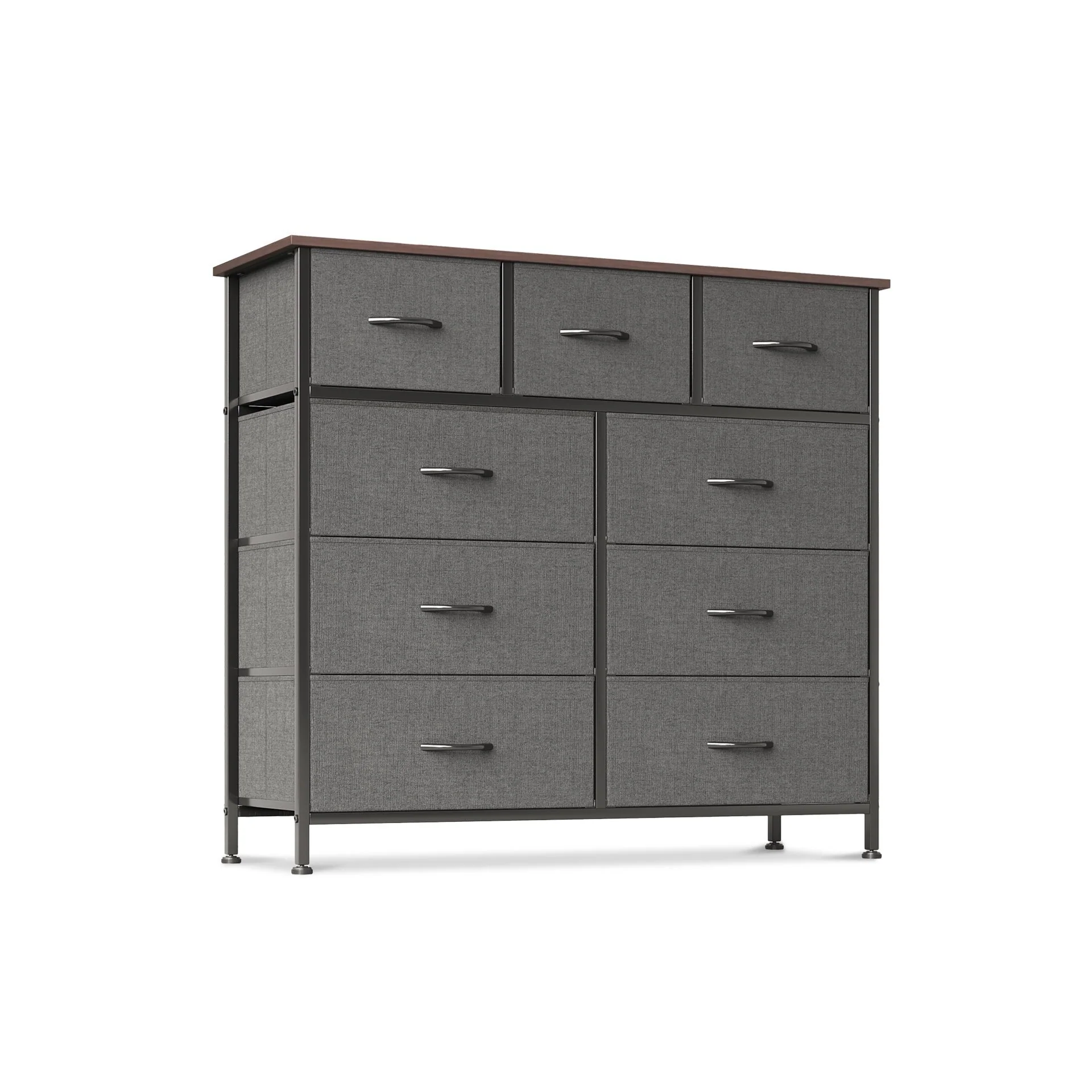 Madilyn 9 Drawers Tallboy - Black Walnut - Image 3