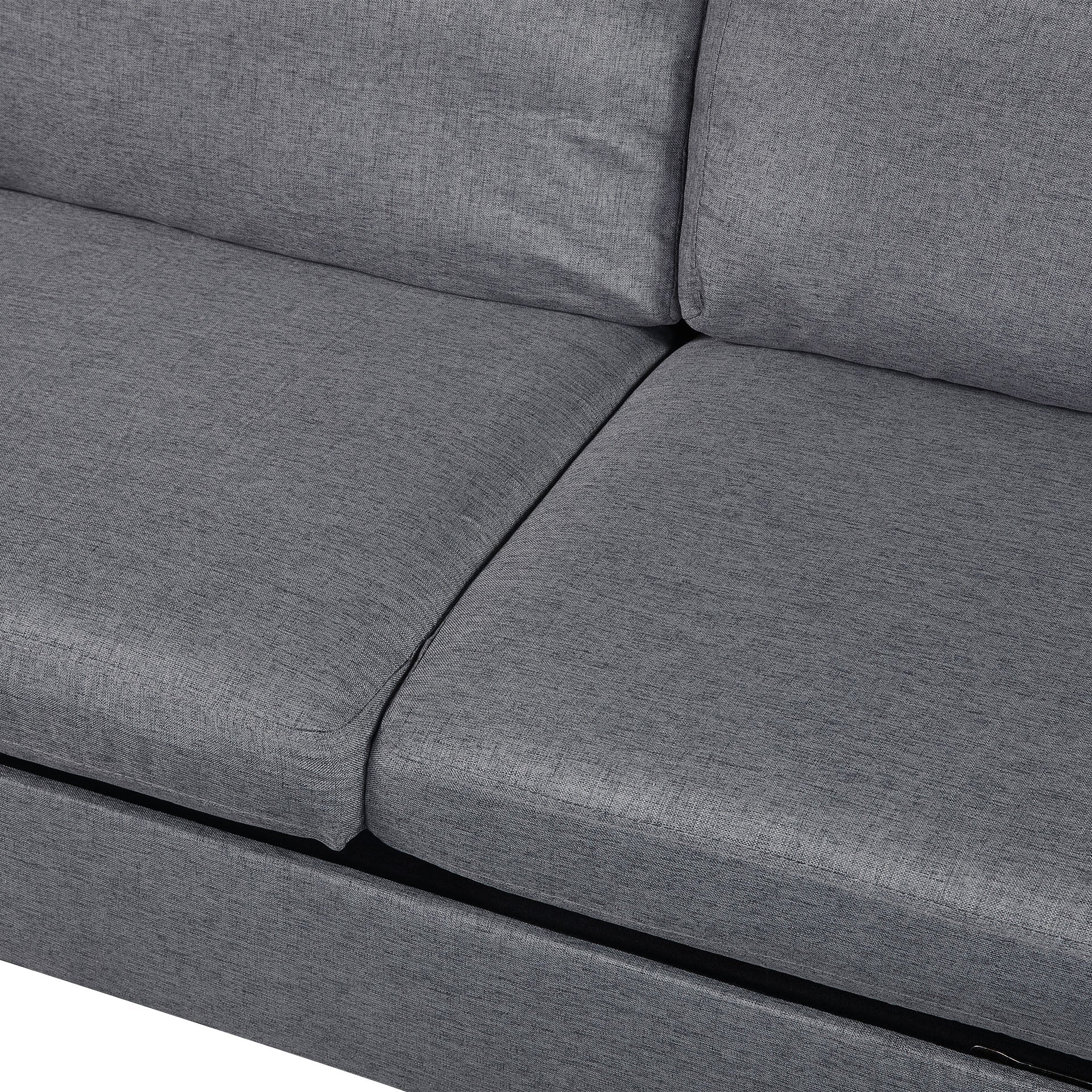Marine 3 Seater Sofa - Dark Grey - Image 11