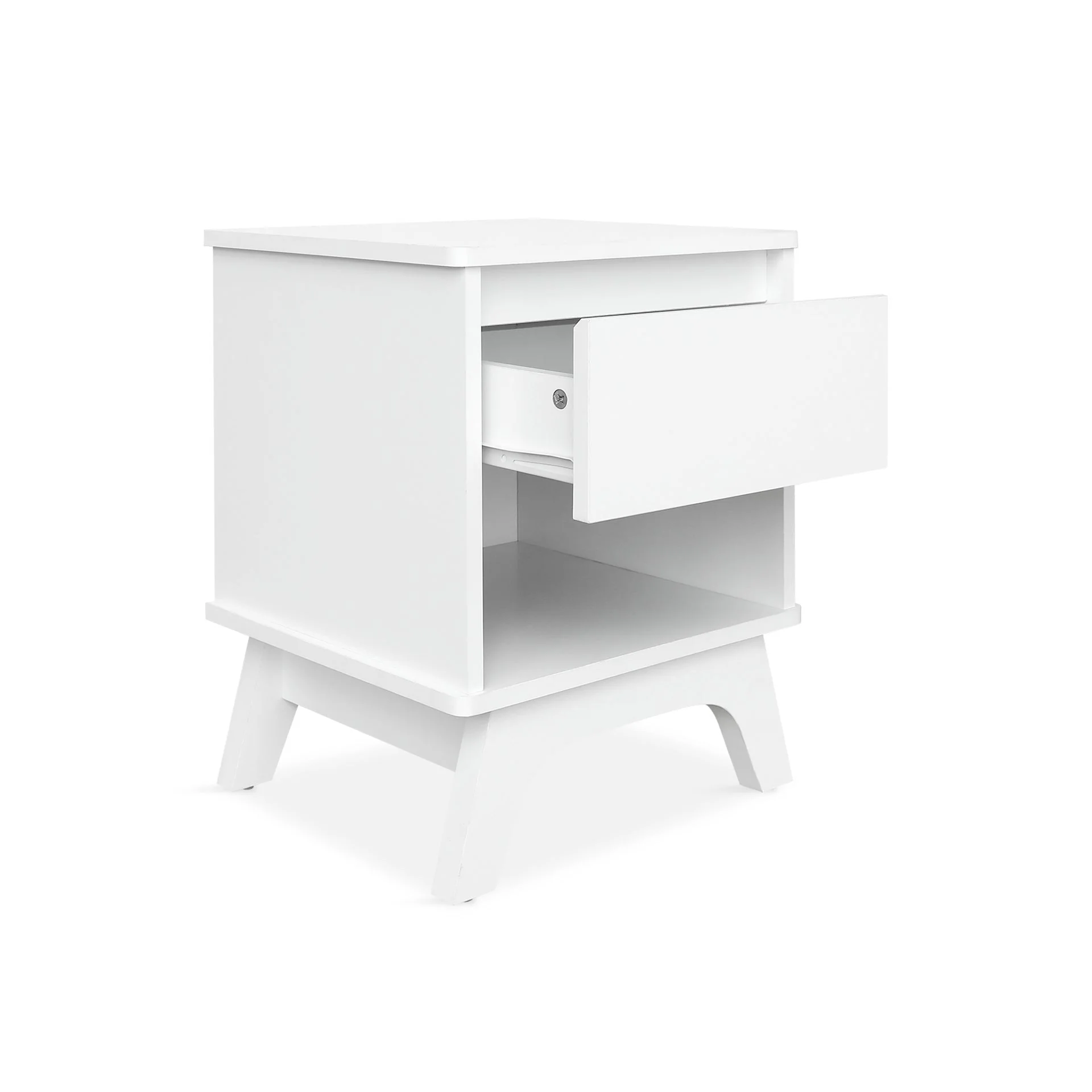 Mason Bedside Table - White - Image 8