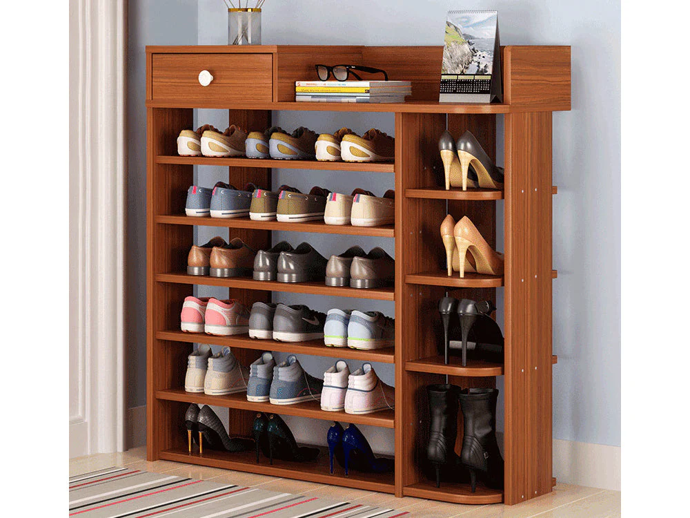 MATHESON 7 Tiers Shoe Rack - CARAMEL - Image 4