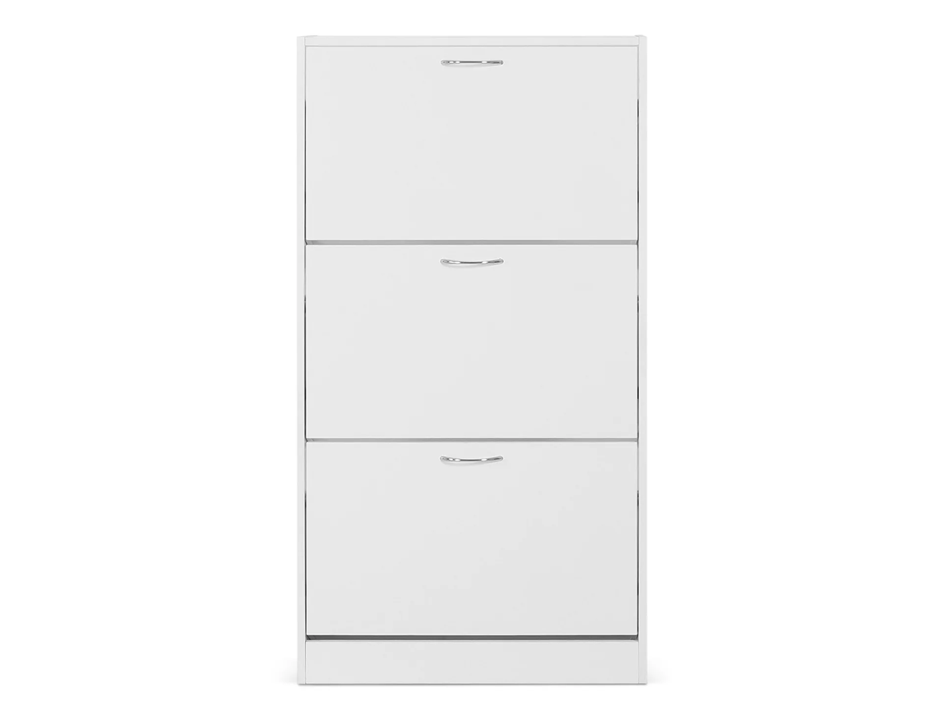 Matilda 3 Drawer Shoe Cabinet Storage - White - Image 3