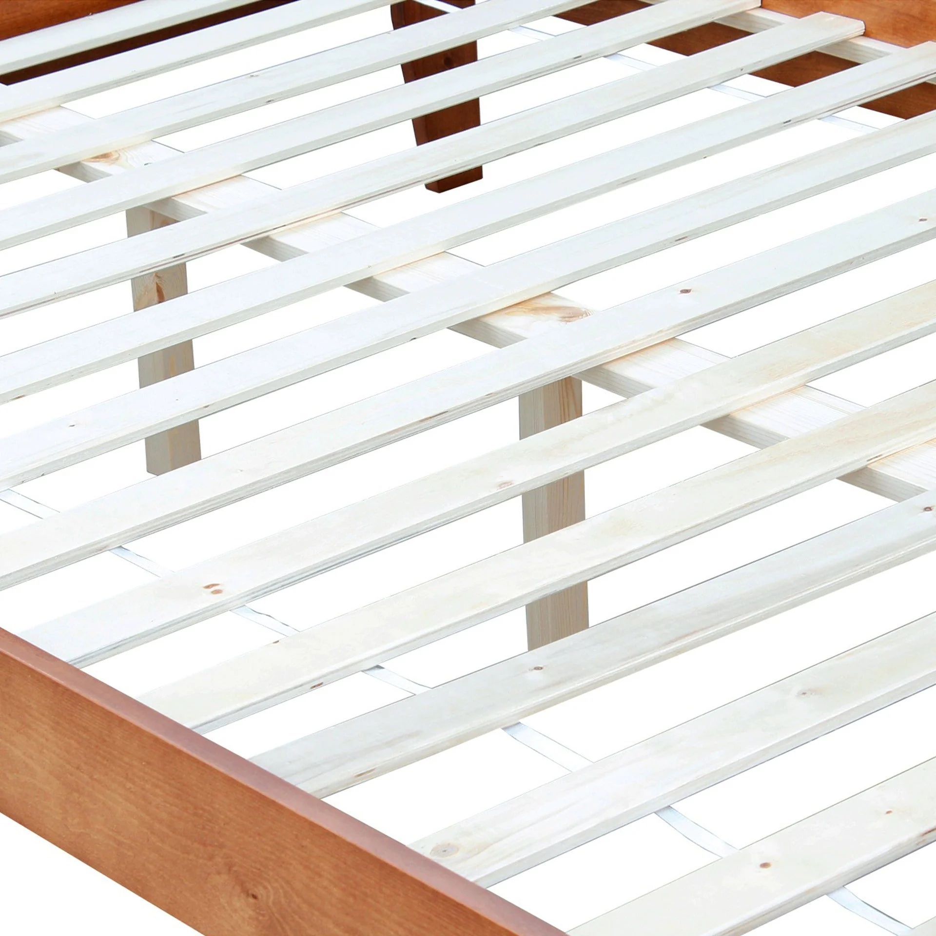 Meri Double Wooden Bed Frame - Oak - Image 7