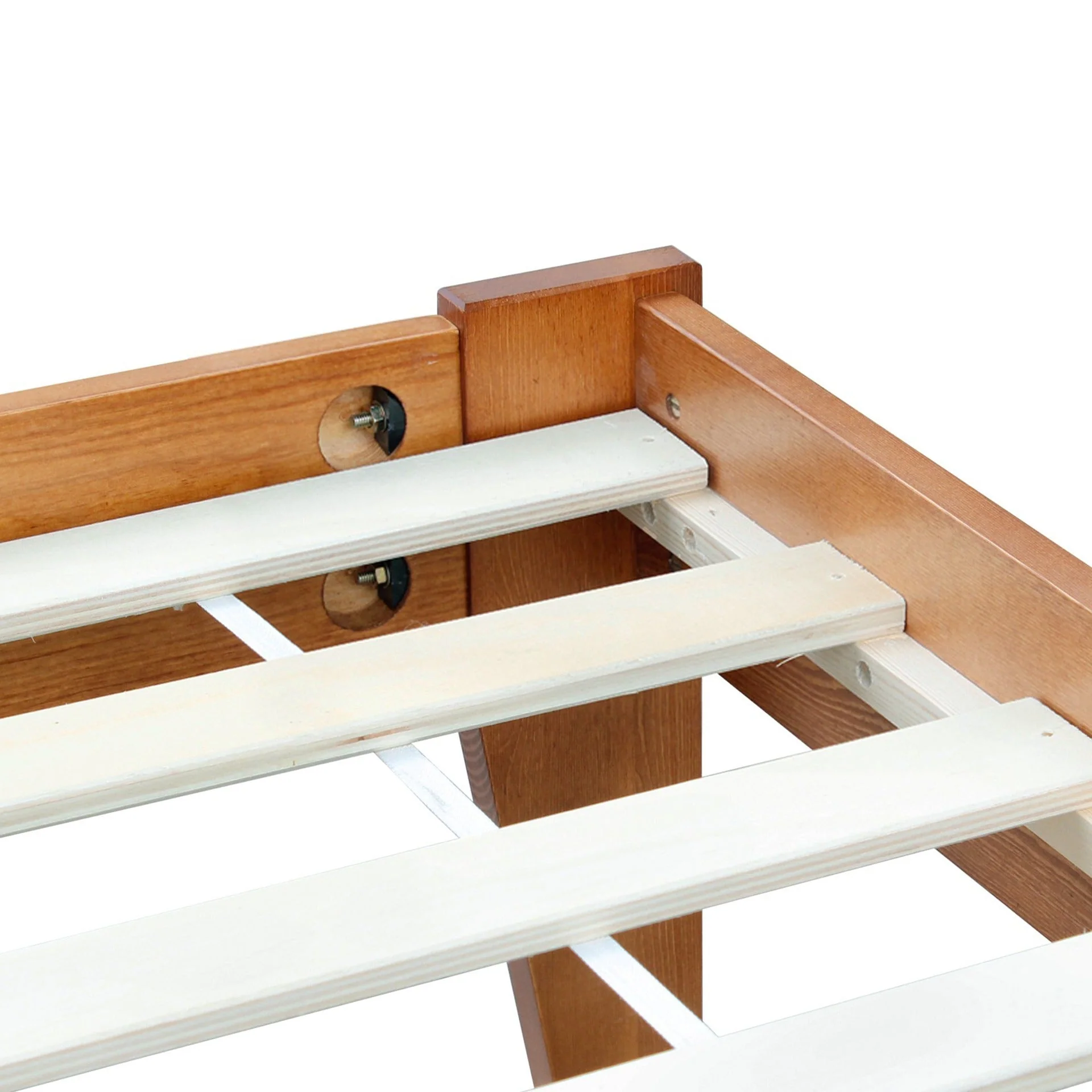 Meri Double Wooden Bed Frame - Oak - Image 8