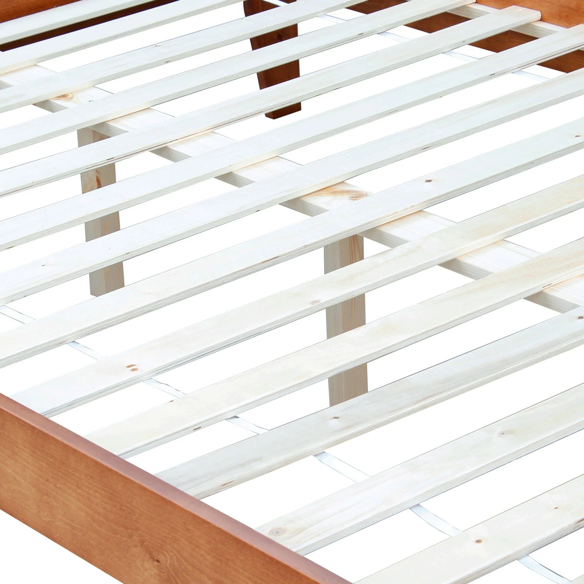 Meri Queen Wooden Bed Frame - Oak - Image 8