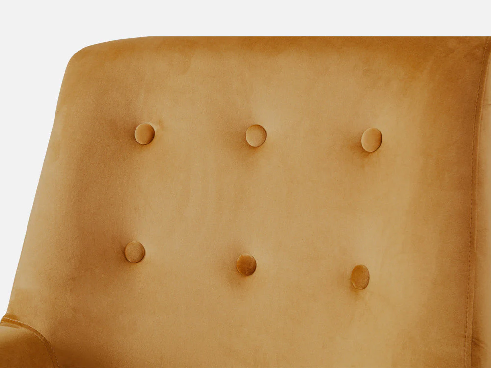 MILA Velvet Arm Chair - BROWN - Image 7