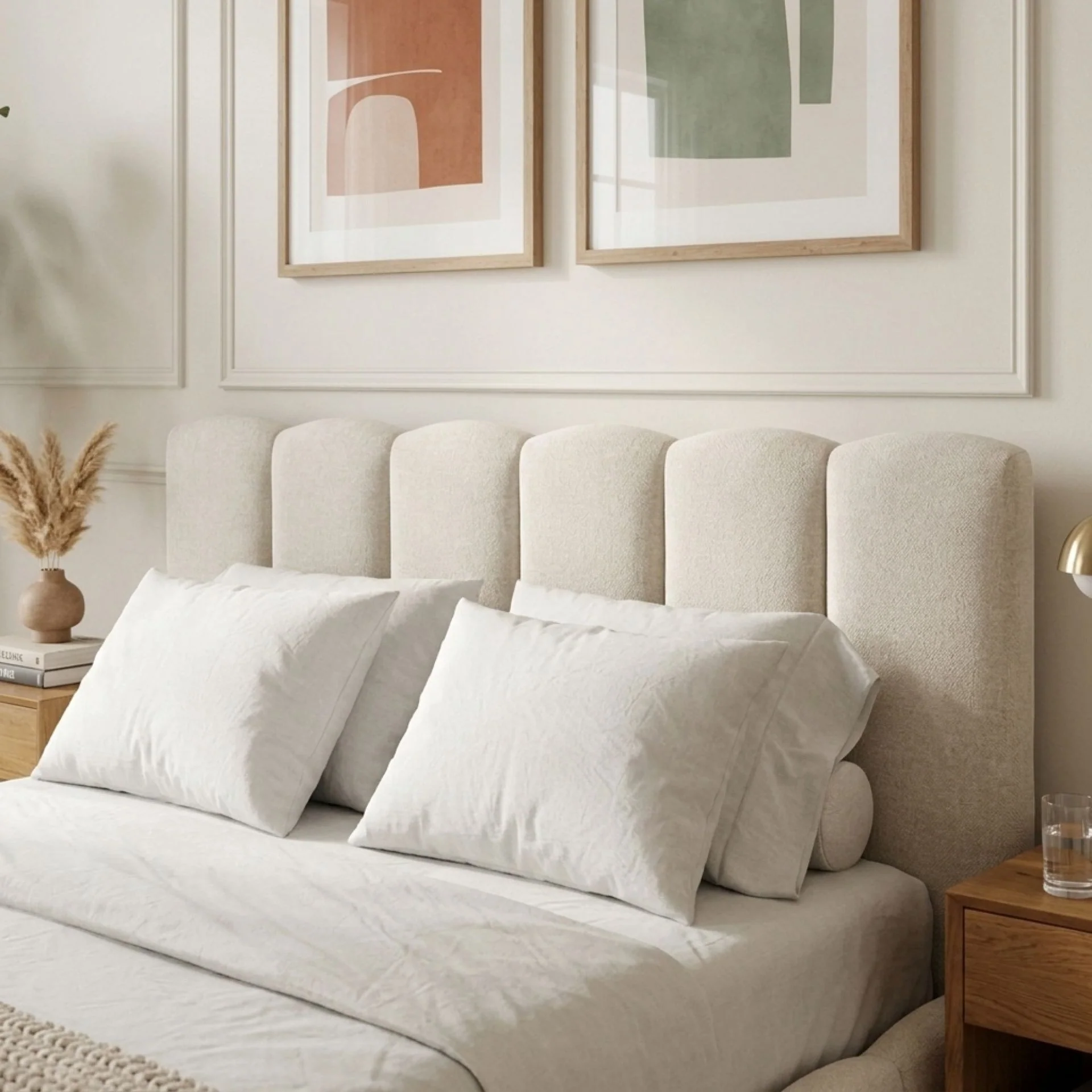 Modu Super King Gas Lift Bed Frame - Beige - Image 7