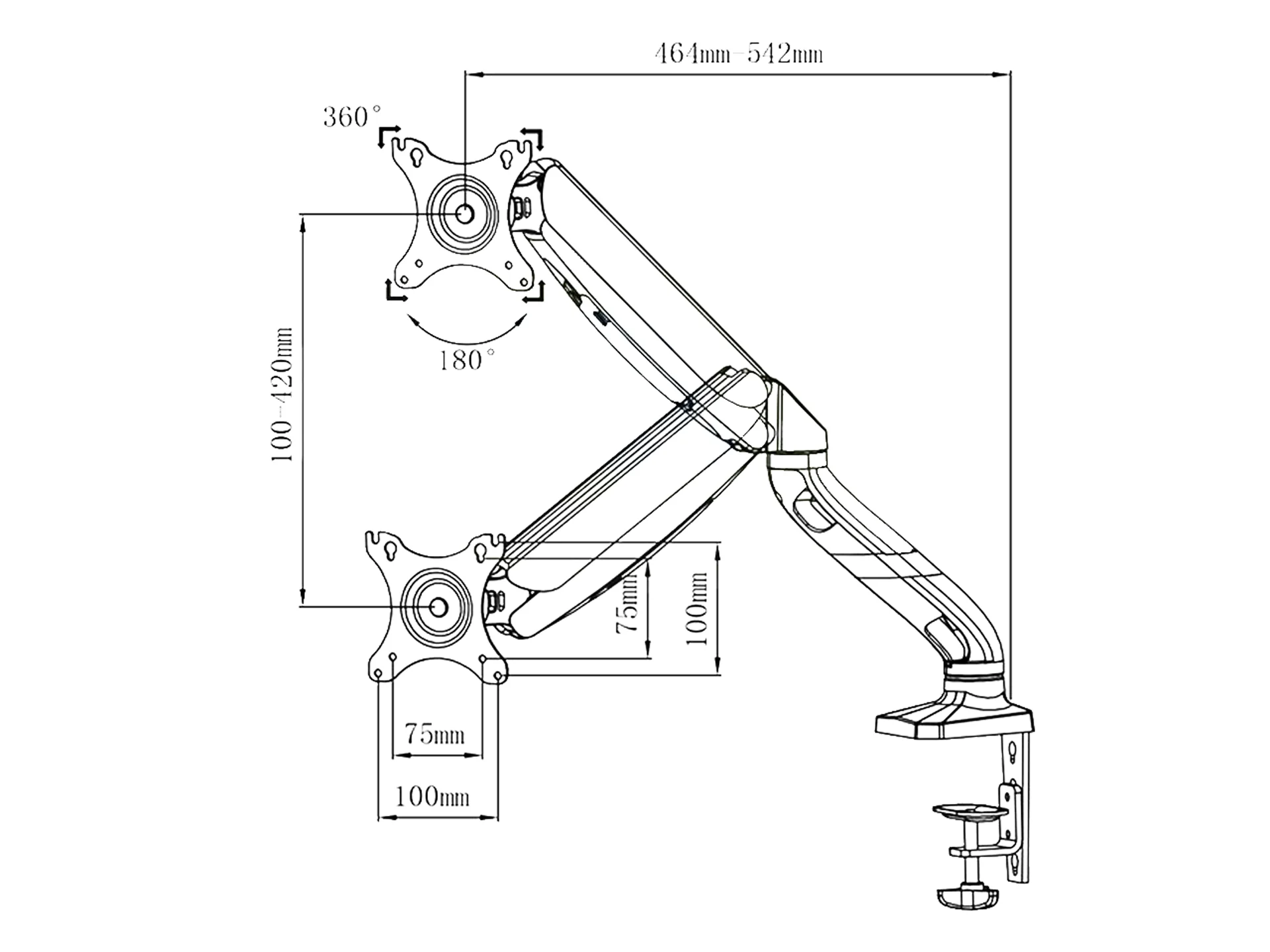 Monitor Stand Bracket 17-30" - Image 6