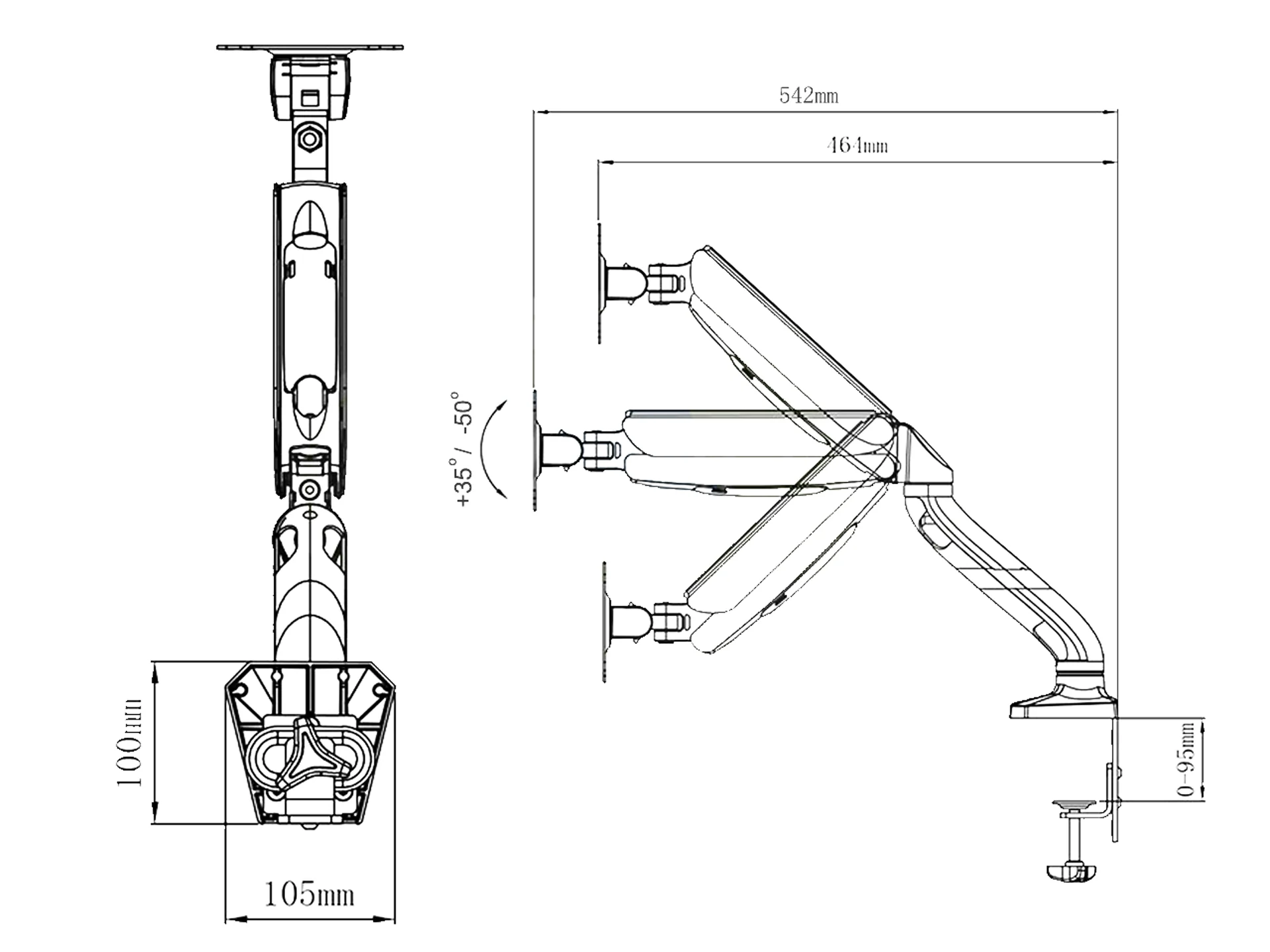 Monitor Stand Bracket 17-30" - Image 7