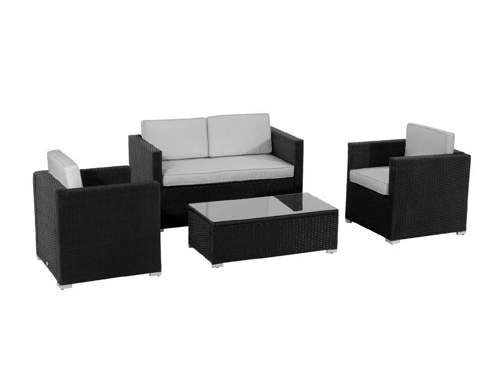 MOOREA Outdoor Rattan Furniture Set 4PCS - Image 5