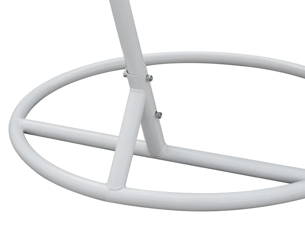 MYKONOS Outdoor Rattan Hanging Swing Chair - WHITE - Image 6