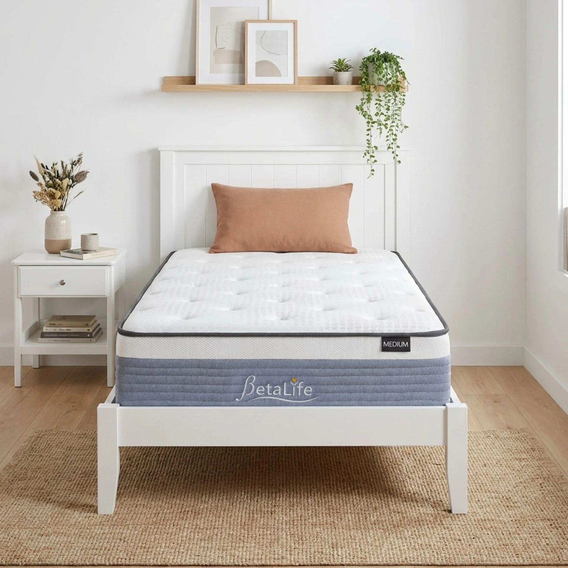 Natureblend Plus Bamboo Charcoal Medium Plush Mattress- Single - Image 4
