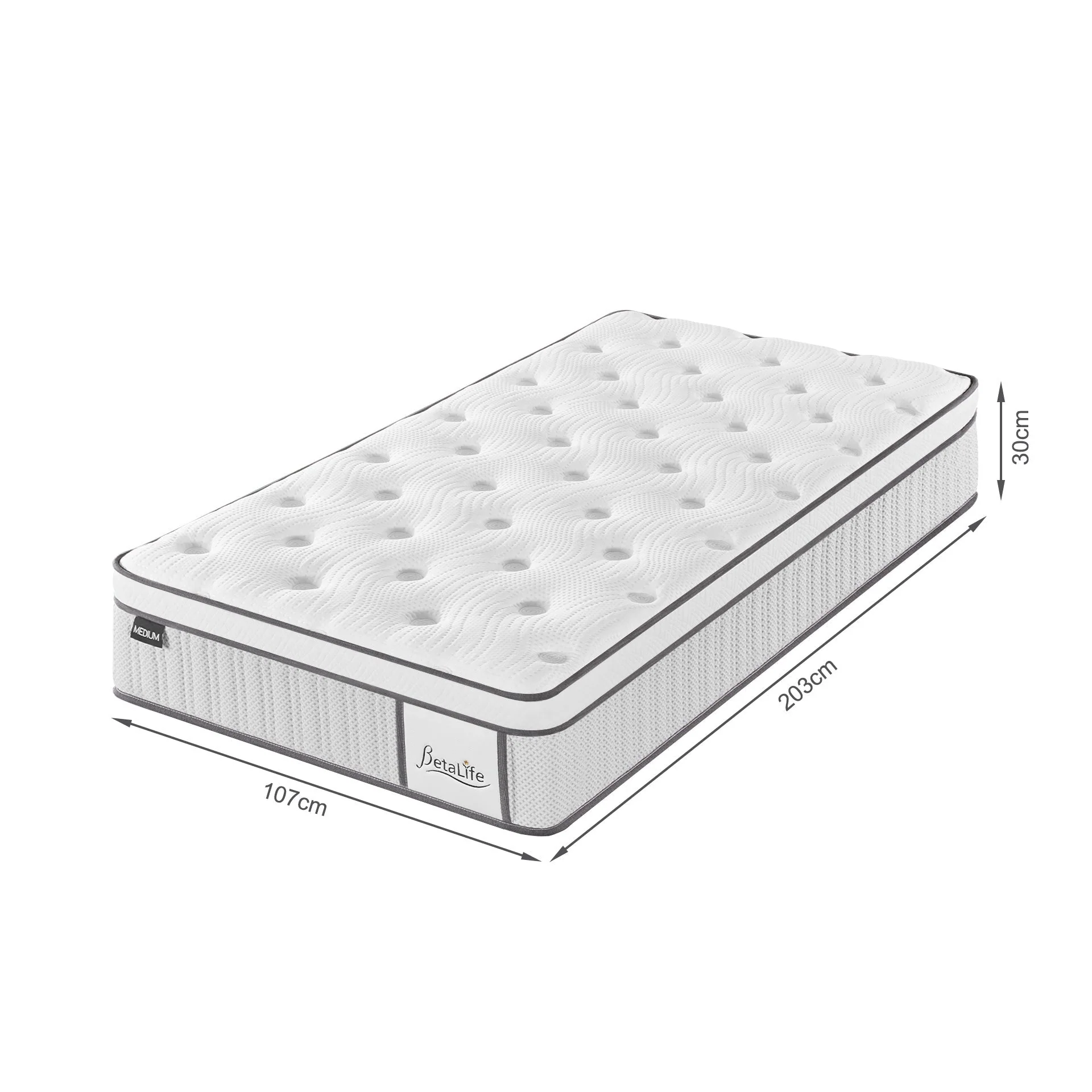 Natureblend Pro Memory Foam Medium Mattress -  King Single - Image 12