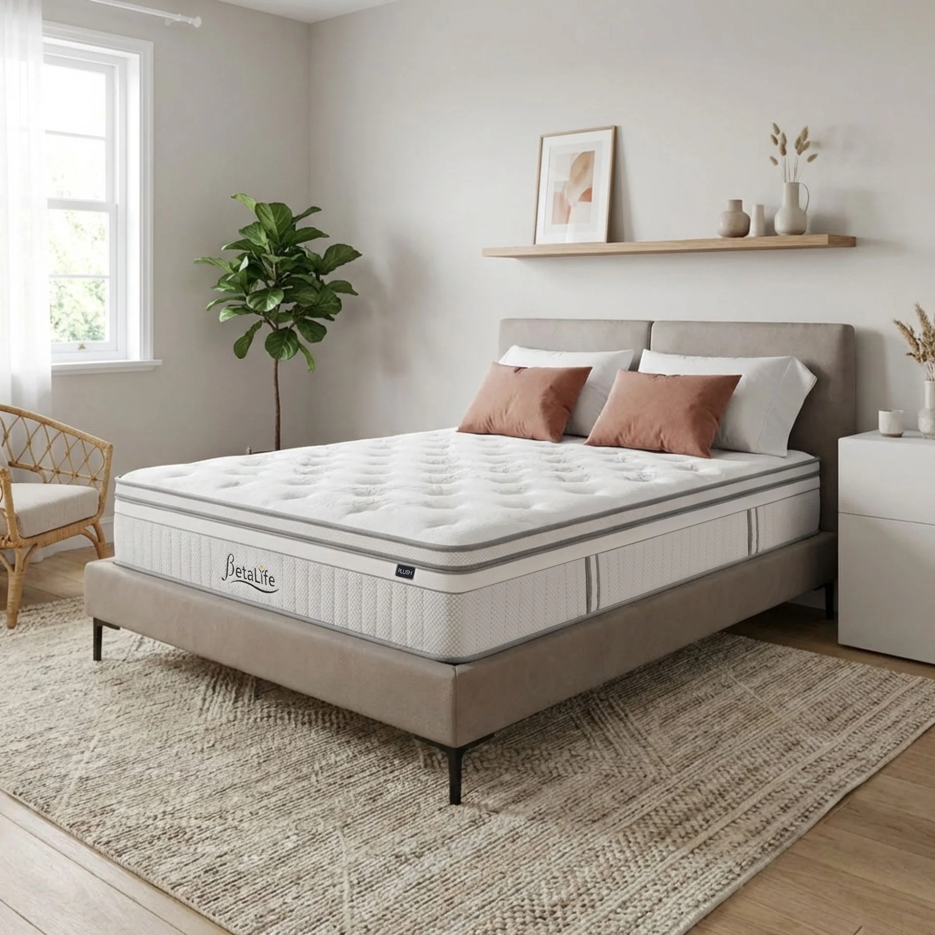 Natureblend Prime 5 Zone Pocket Spring Plush Mattress - Double - Image 12