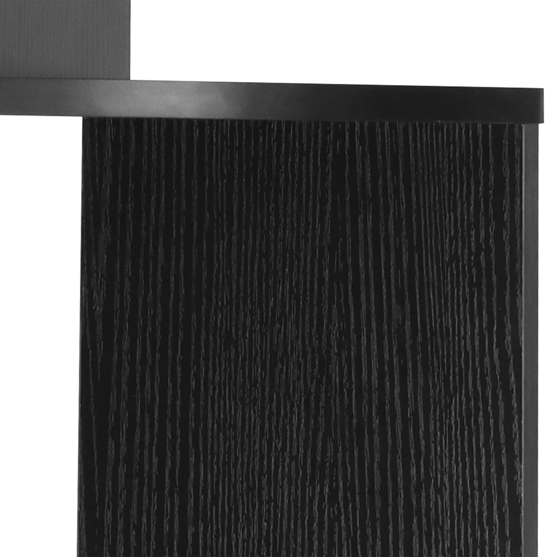 Nemi 5-Tier Wall Mounted Corner Shelf - Black - Image 10