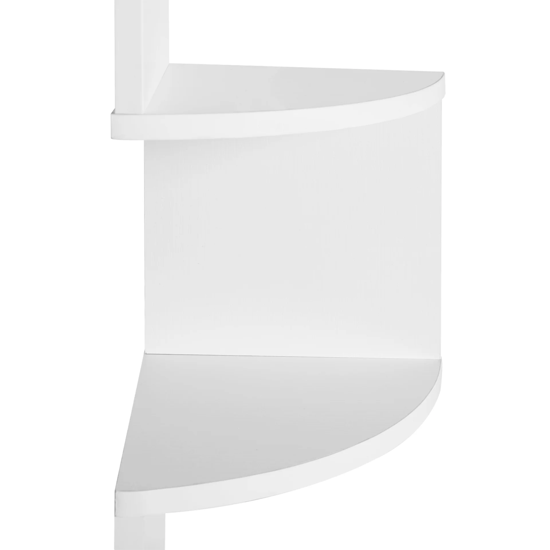 Nemi 5-Tier Wall Mounted Corner Shelf - White - Image 9
