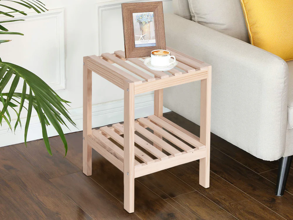 NESTOR Square Coffee Table Side Table - OAK