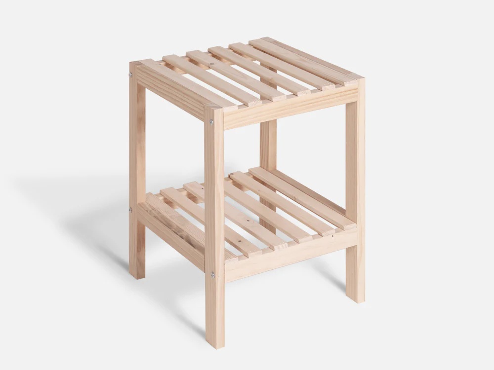 NESTOR Square Coffee Table Side Table - OAK - Image 2