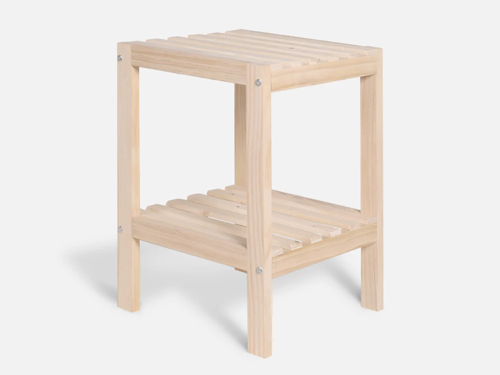 NESTOR Square Coffee Table Side Table - OAK - Image 4