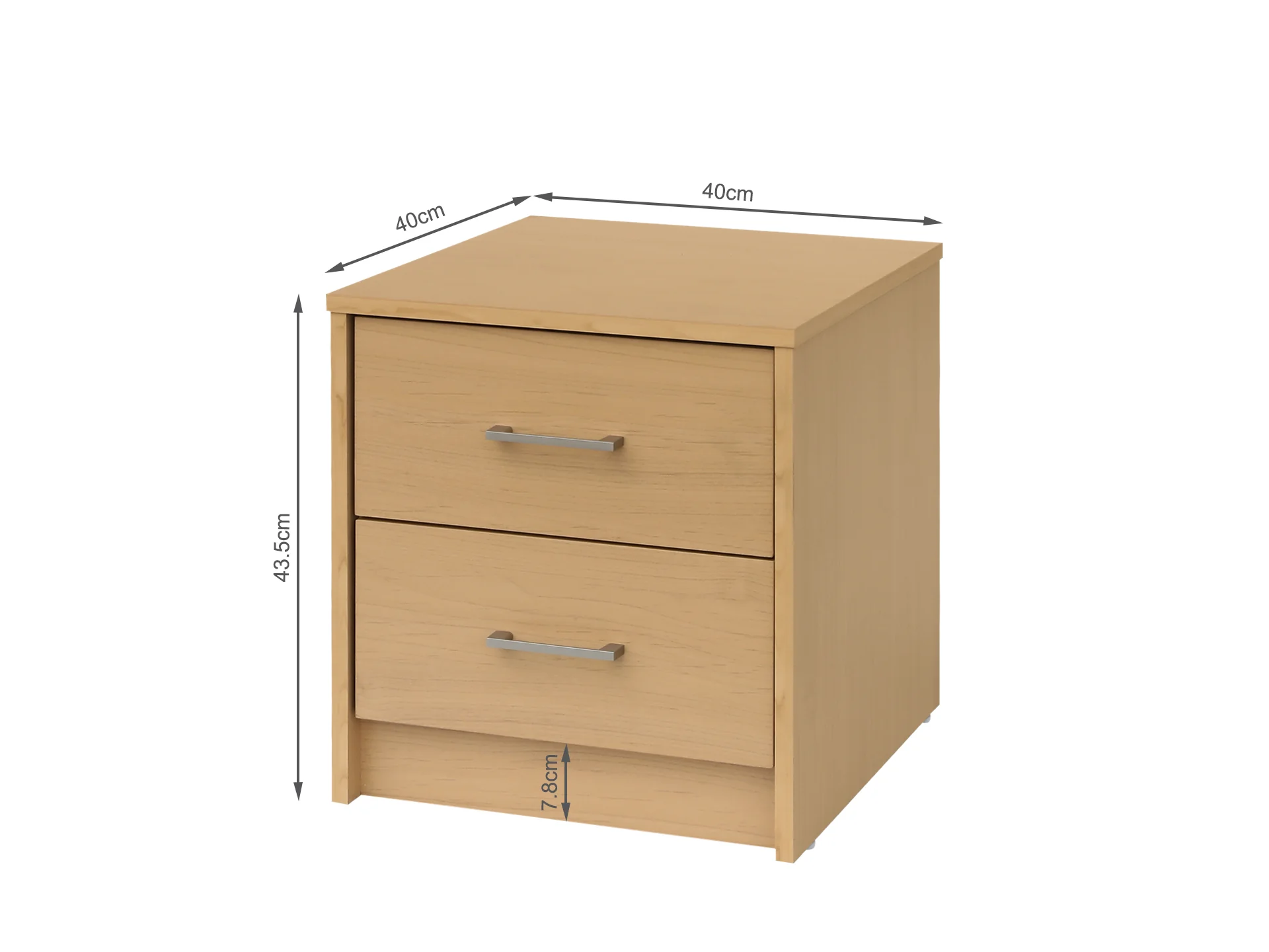 Nikola Bedside Table - Maple - Image 10
