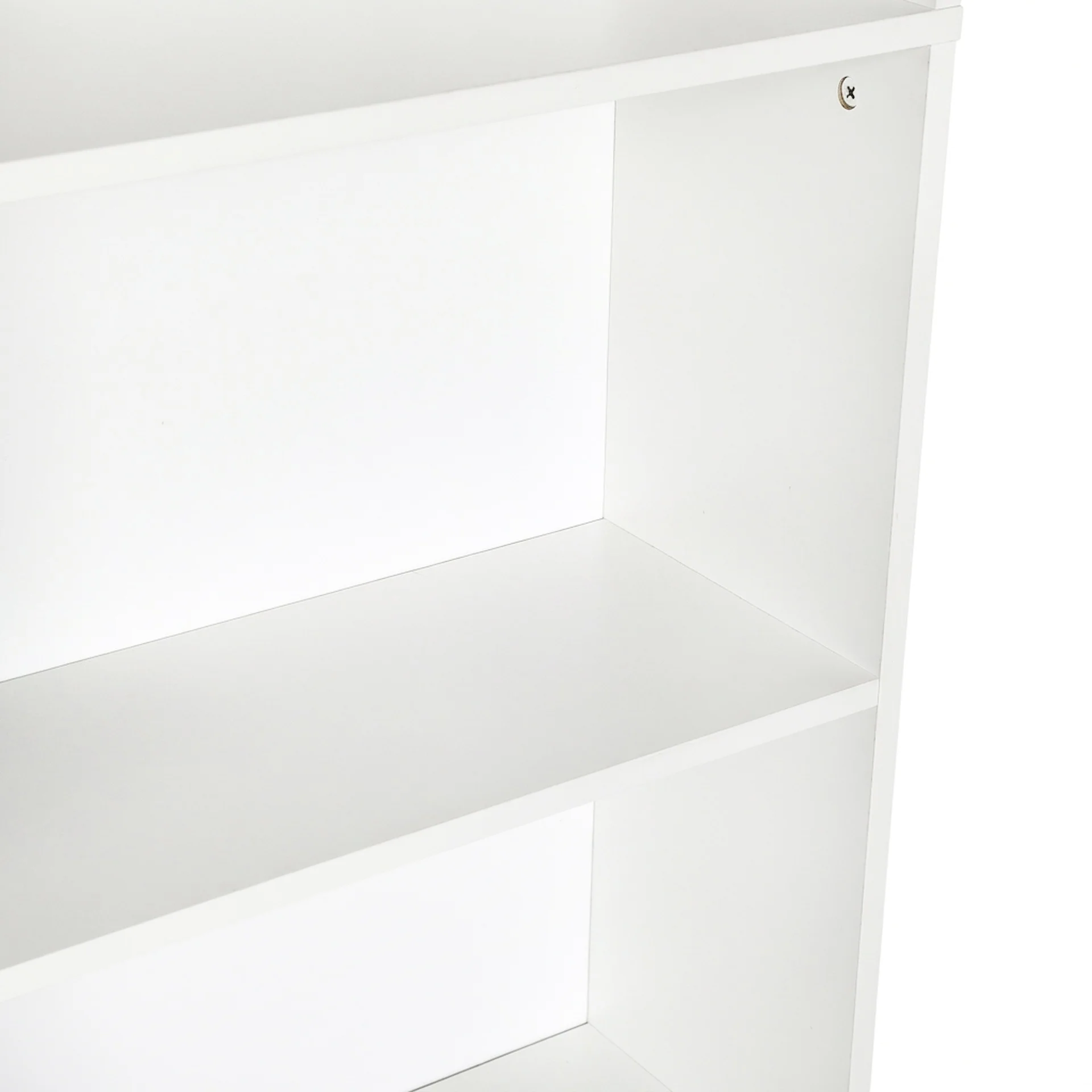 Nivo 5 Tier Slim Bookshelf Display Shelf - White - Image 10