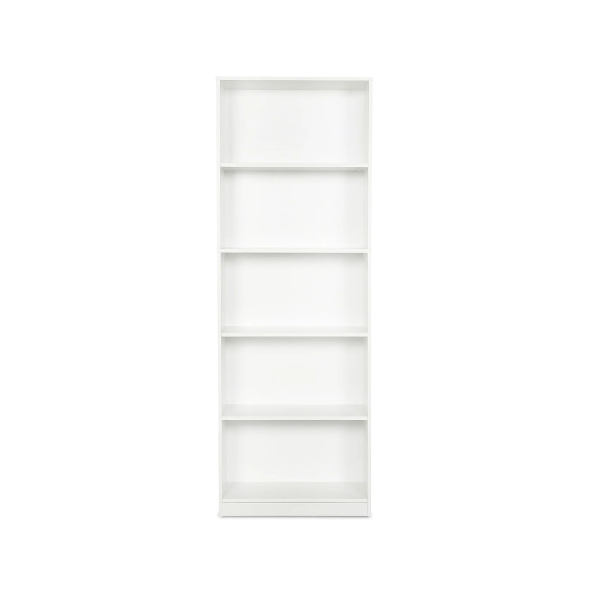 Nivo 5 Tier Slim Bookshelf Display Shelf - White - Image 8
