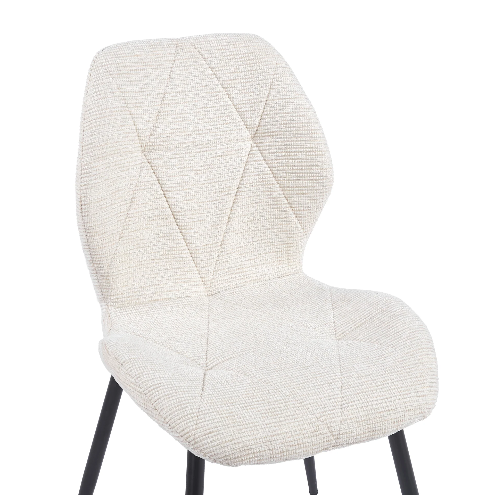 Nori Fabric Dining Chair - Set Of 4 - Beige - Image 10