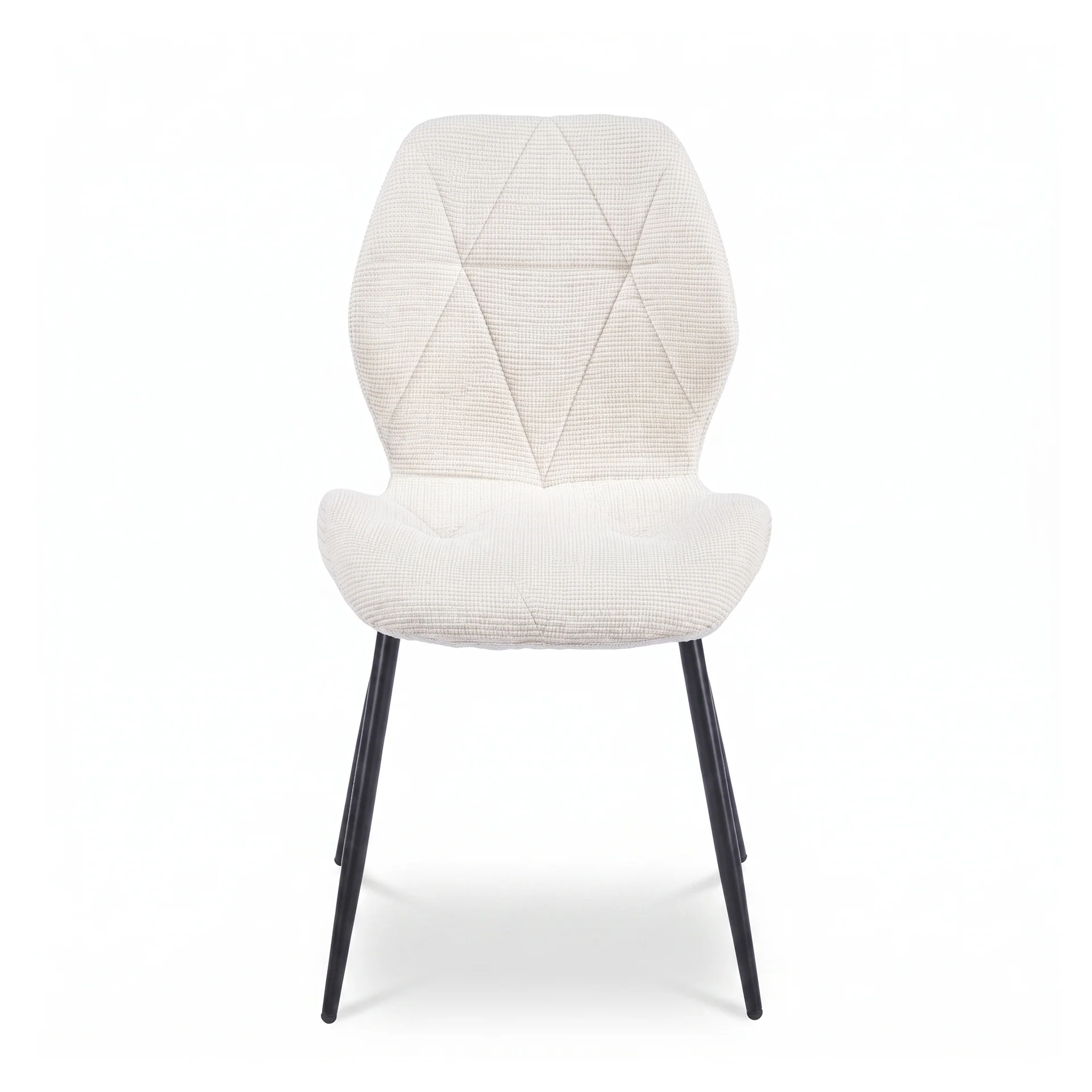 Nori Fabric Dining Chair - Set Of 4 - Beige - Image 7