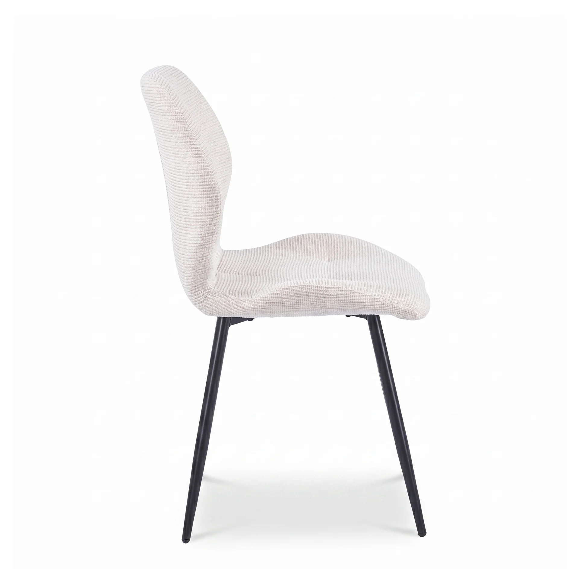 Nori Fabric Dining Chair - Set Of 4 - Beige - Image 8