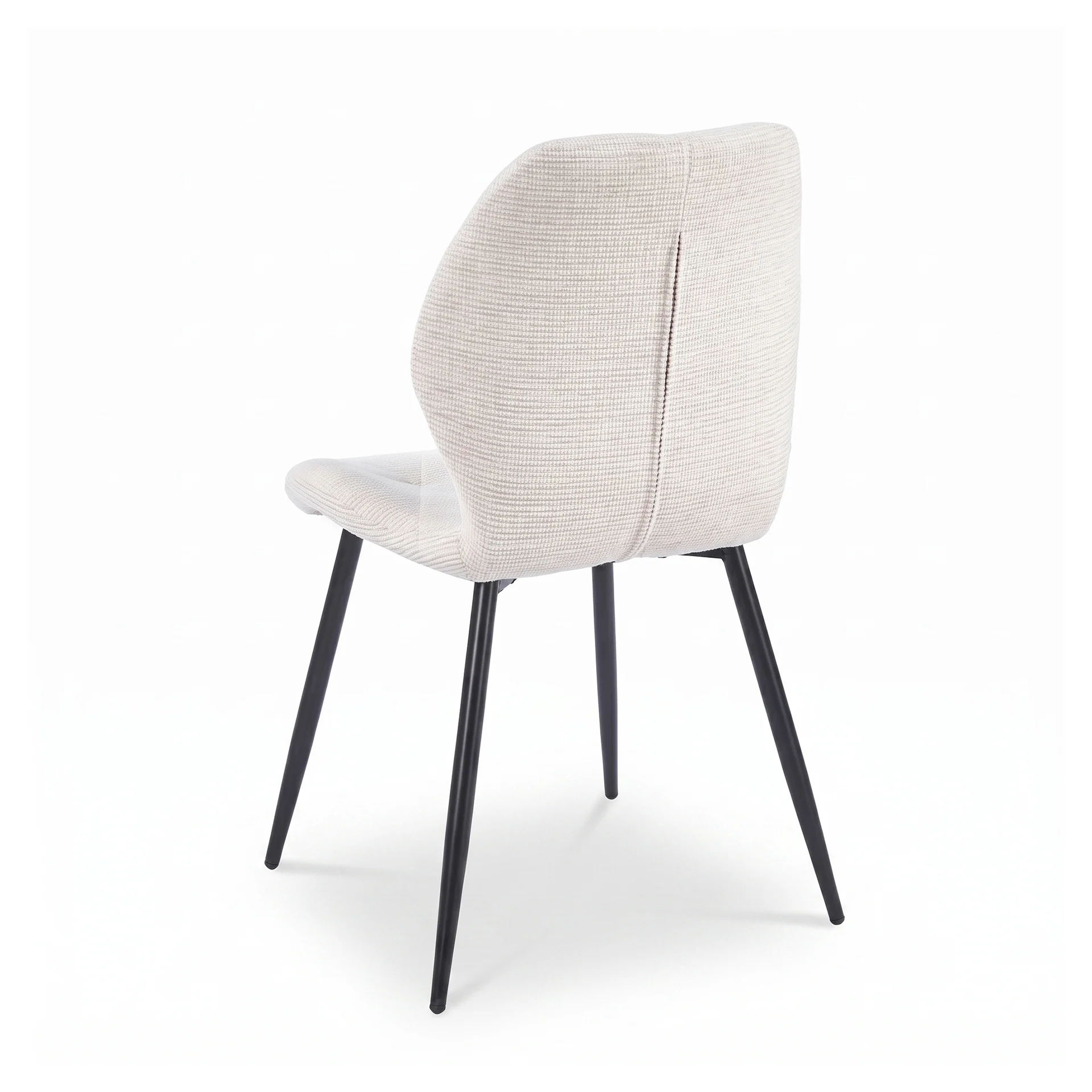 Nori Fabric Dining Chair - Set Of 4 - Beige - Image 9