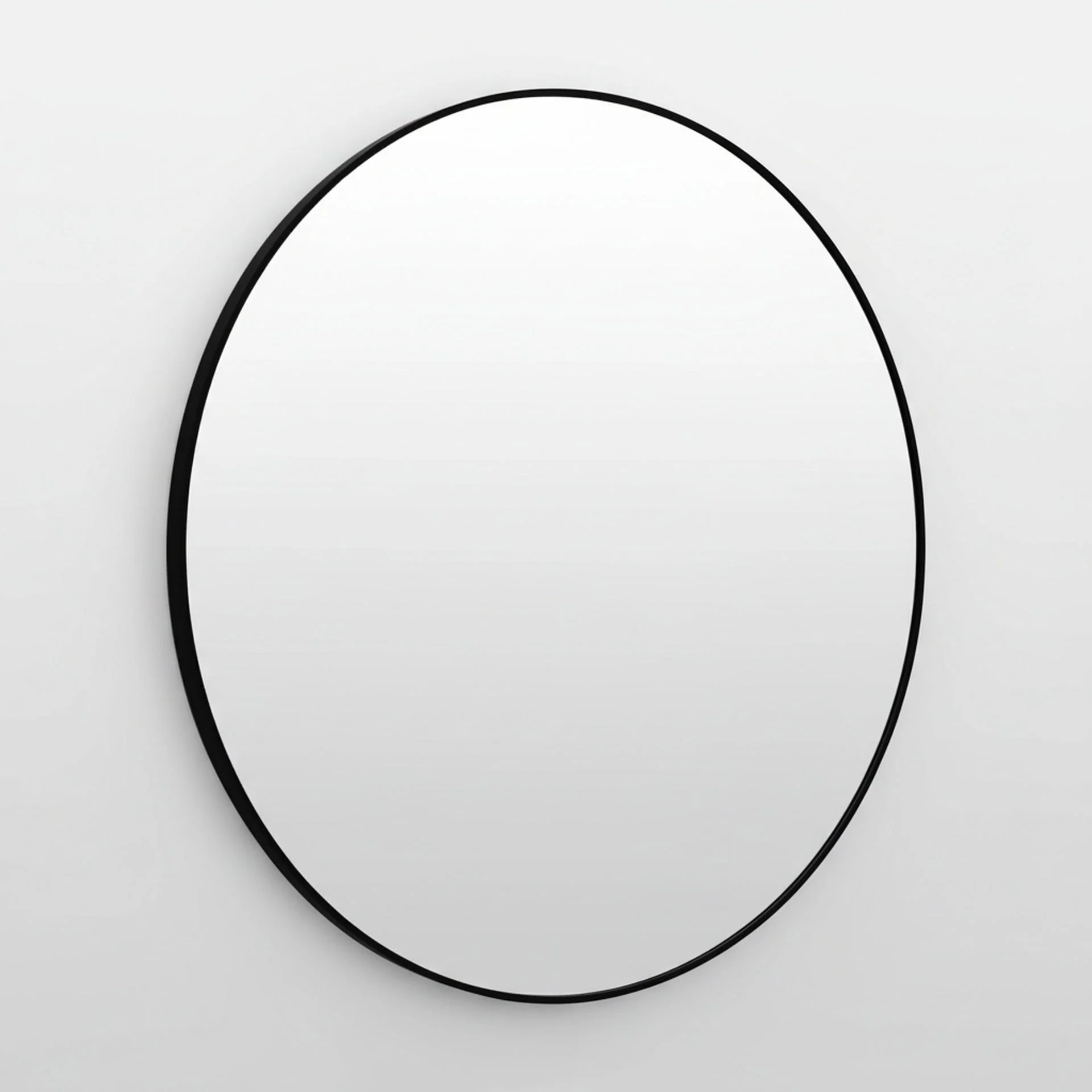 Nova Round Metal Framed Wall Mirror 90cm - Black - Image 12