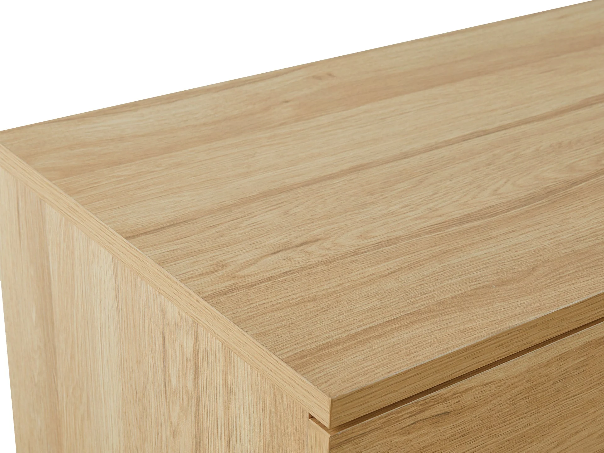 OCALA Tallboy 4 Drawer Chest Dresser - OAK - Image 7