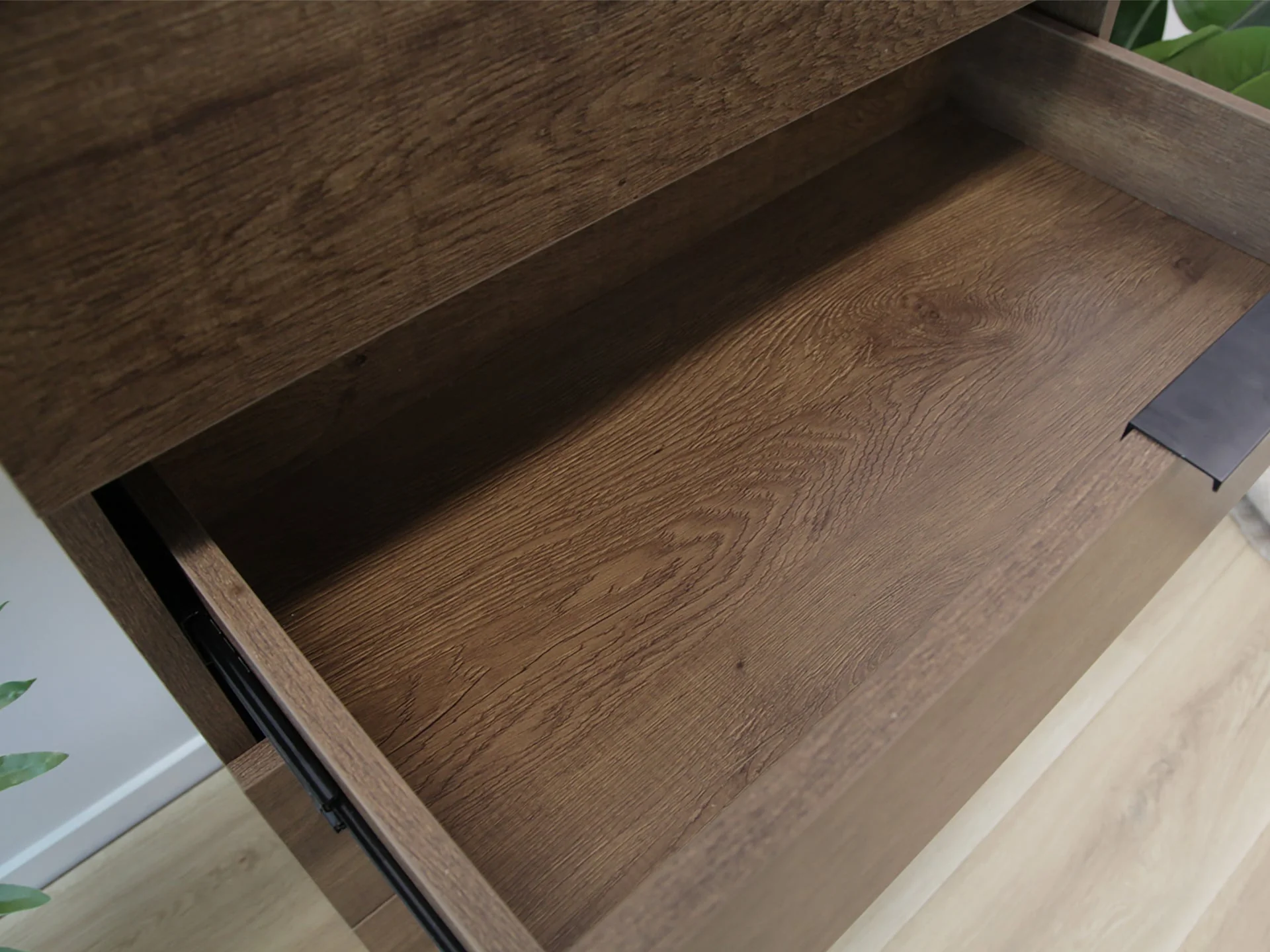 OCALA Tallboy 4 Drawer Chest Dresser - WALNUT - Image 4
