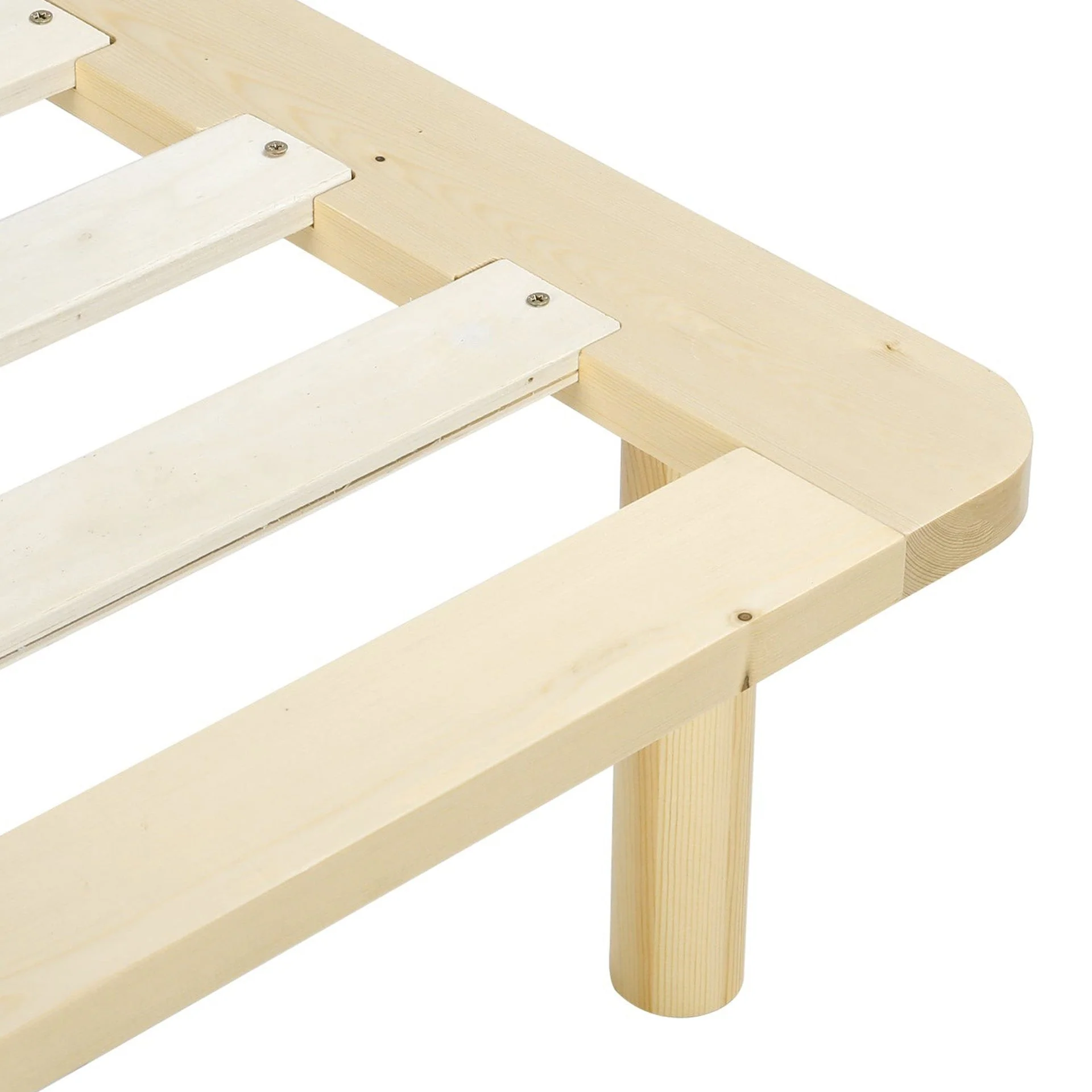 Ohio King Wooden Bed Base - Natural - Image 8