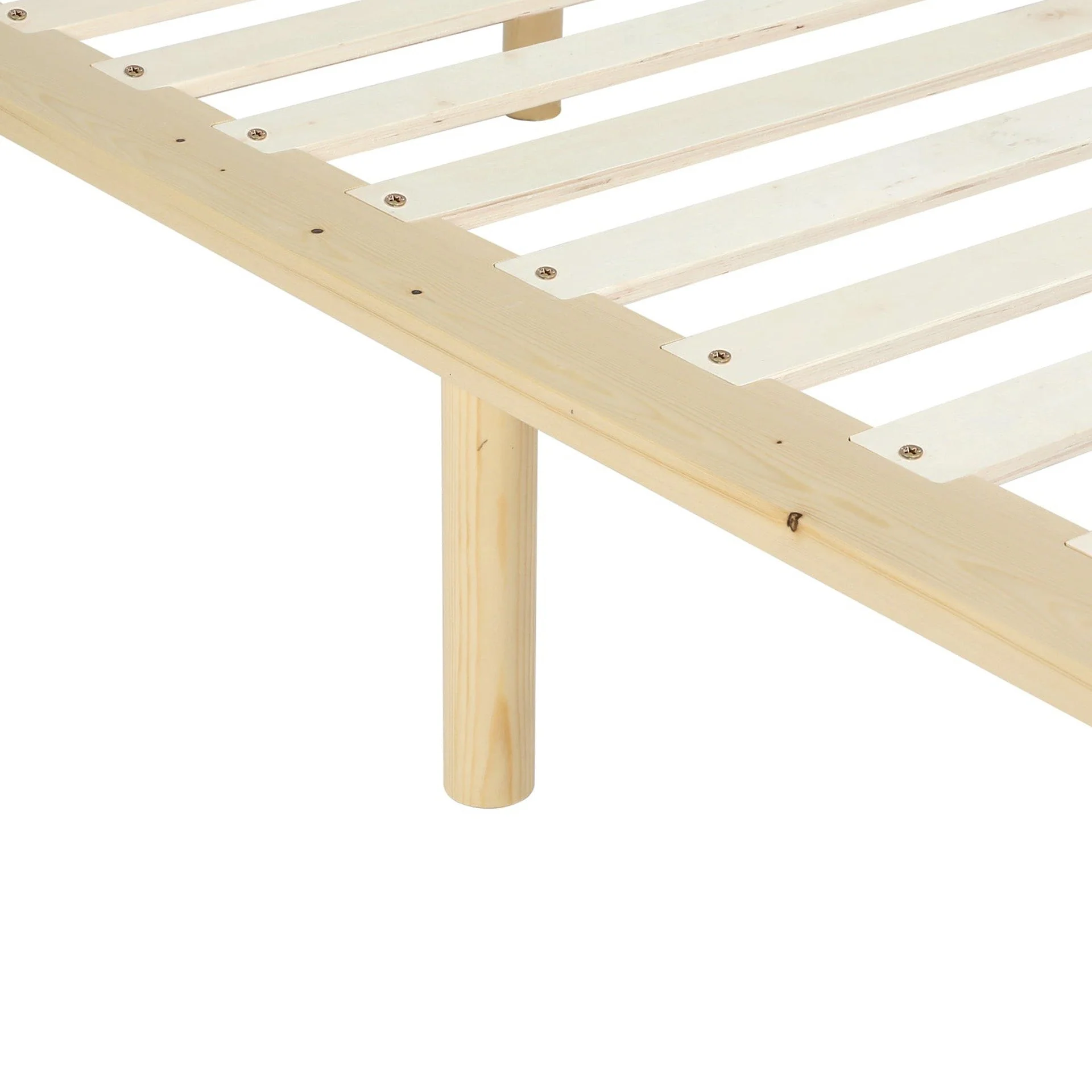 Ohio King Wooden Bed Base - Natural - Image 9
