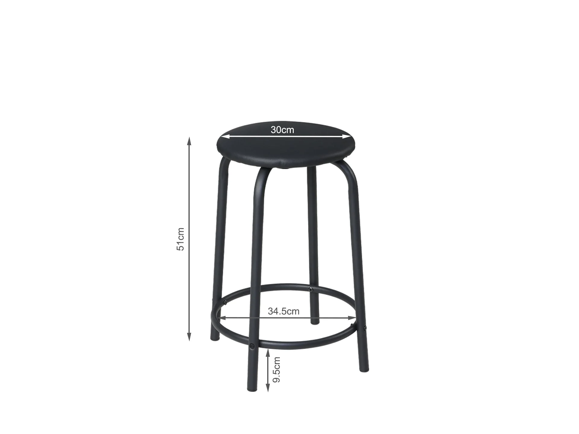 Oliver Height Adjustable Drafting Table with Stool - Black - Image 10