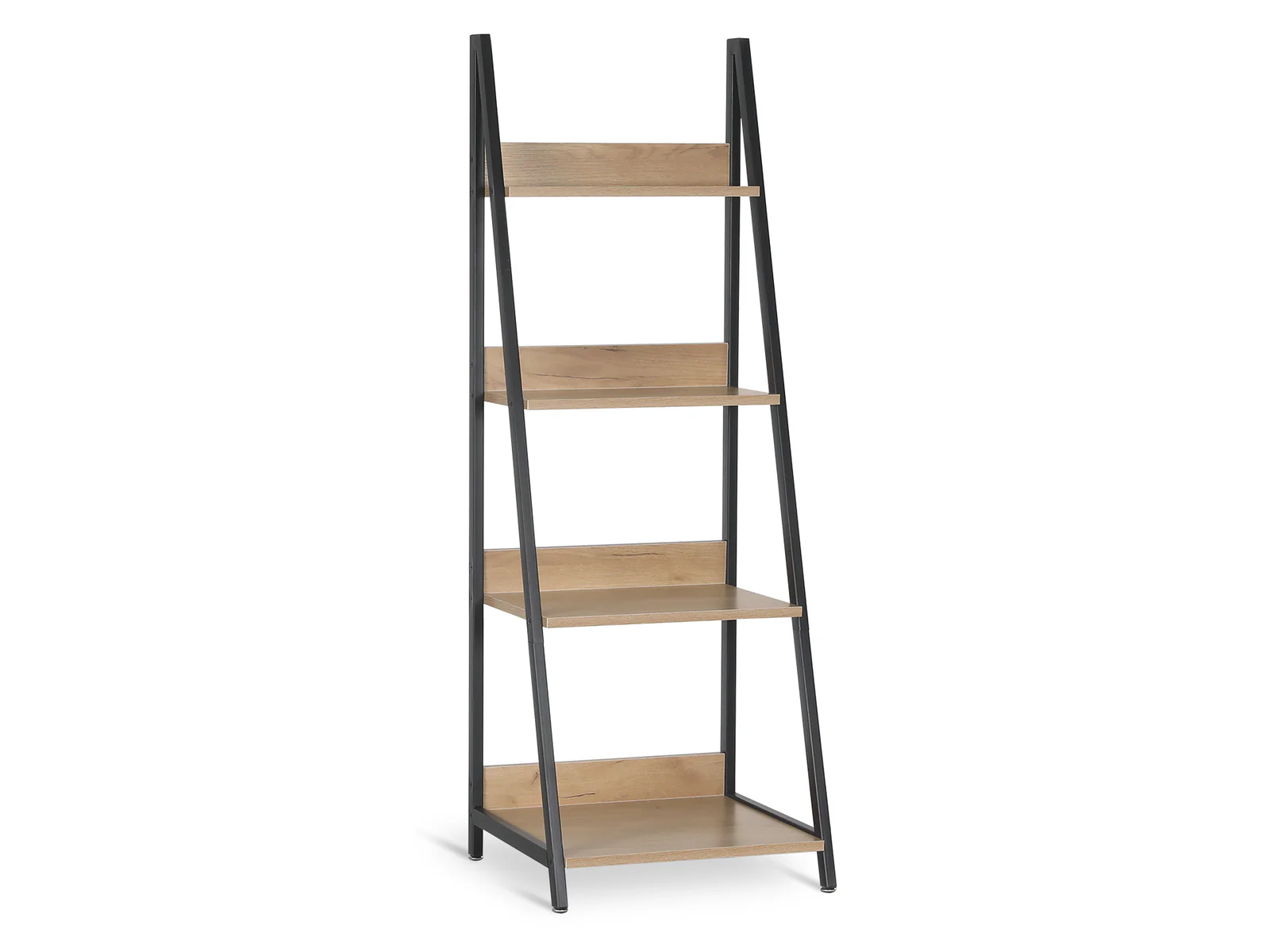 ONEGA 4 Tier Ladder Shelf - OAK