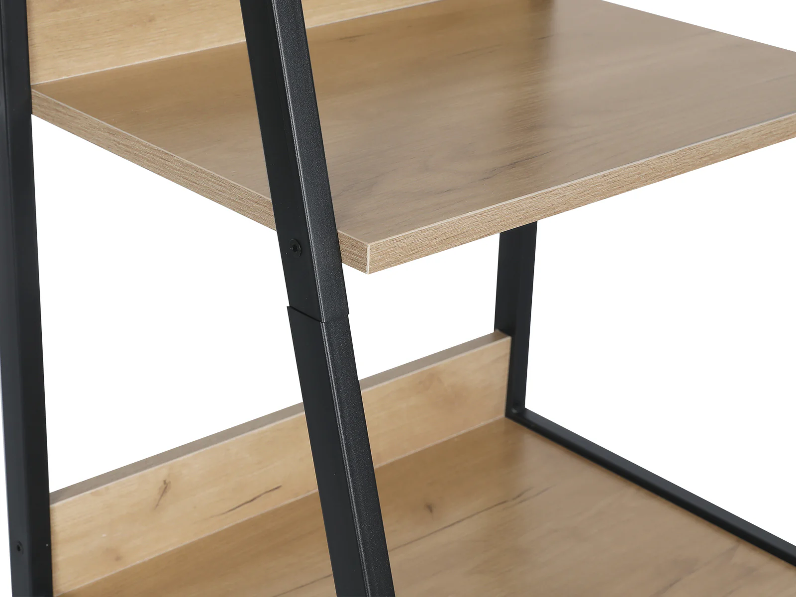 ONEGA 4 Tier Ladder Shelf - OAK - Image 5